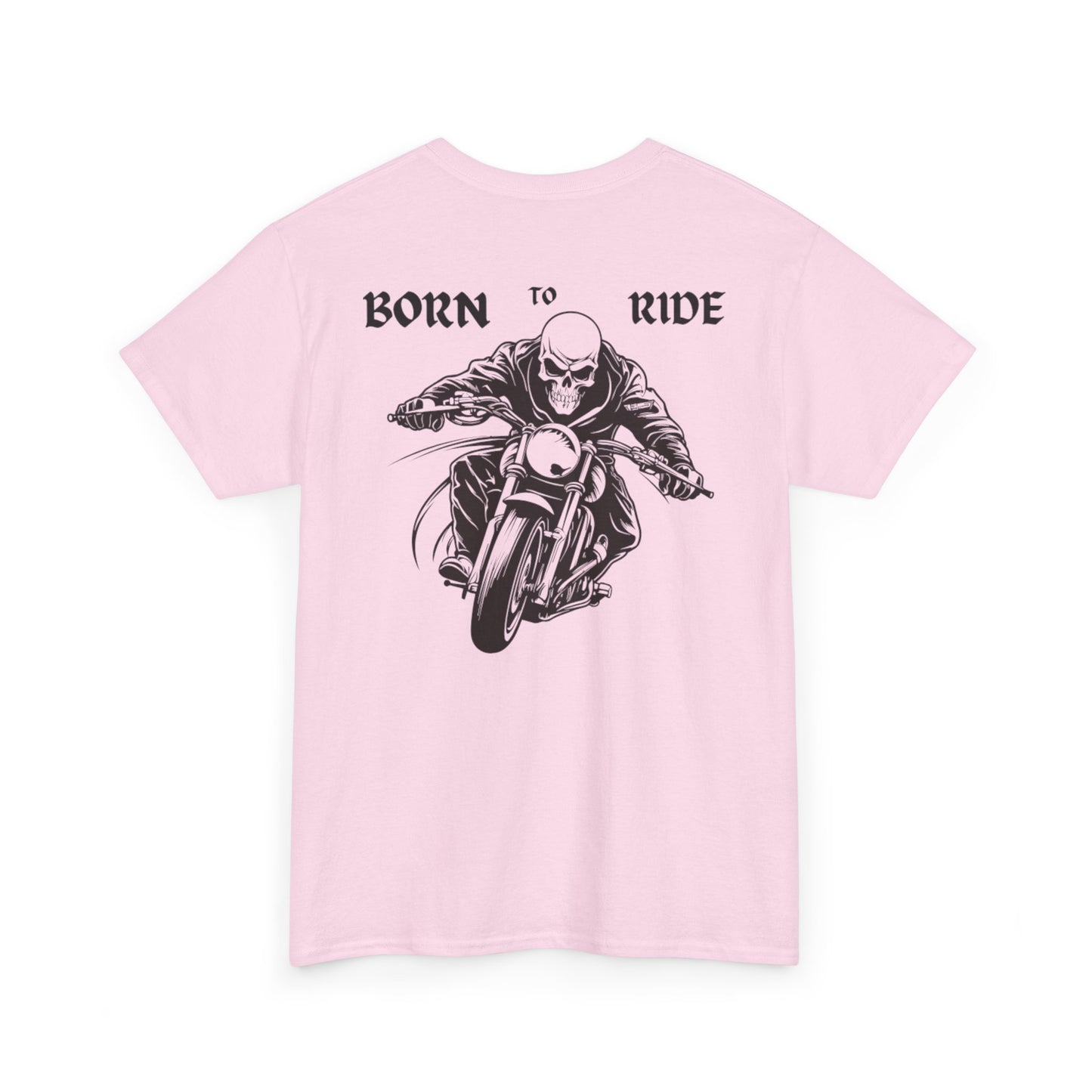 Born to Ride Unisex Heavy Cotton Tee - Perfect for Motorcycle Enthusiasts