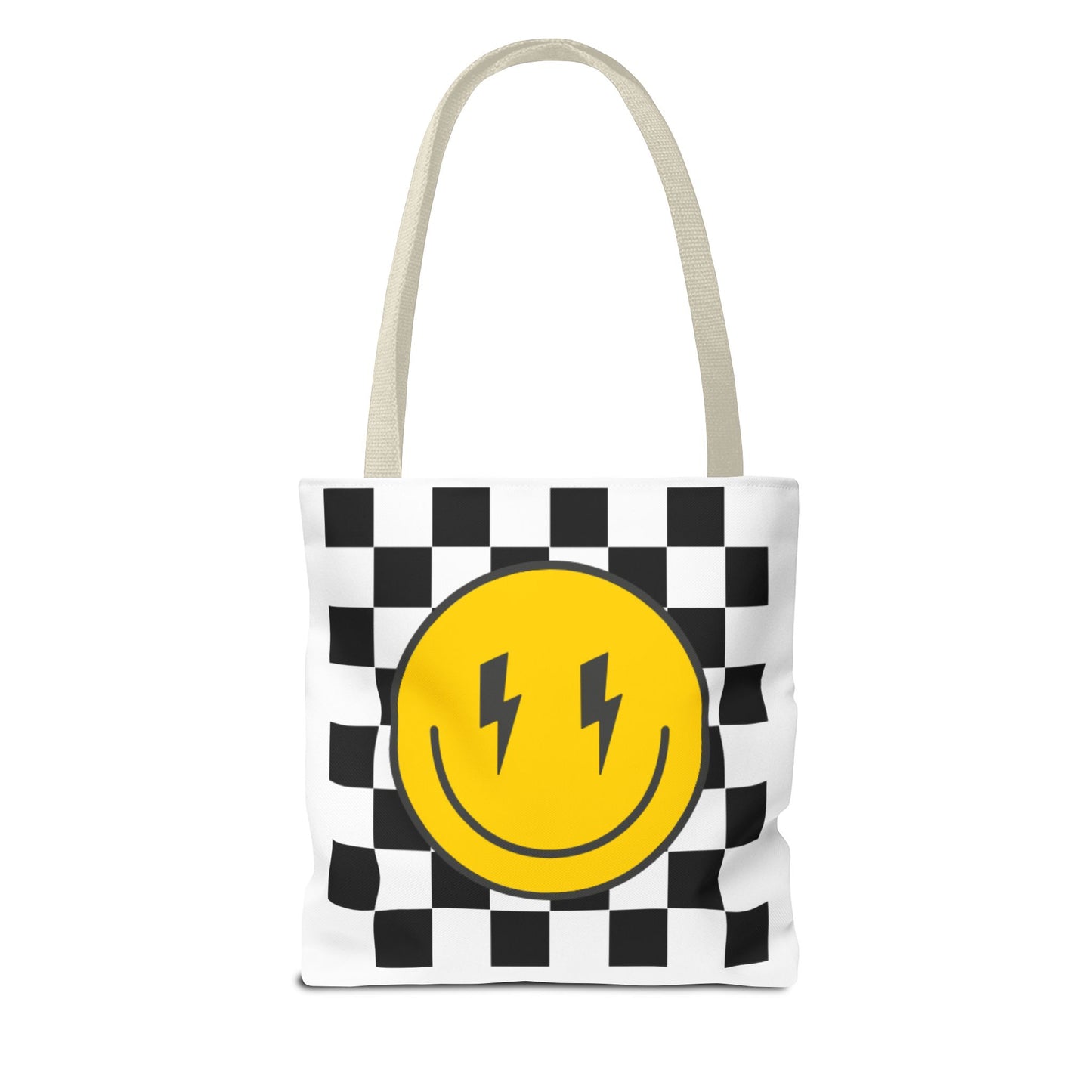 Cheerful Smiley Tote Bag, Fun Eco-Friendly Shopping Bag, Gift for Friends, Festival Essentials, Everyday Use