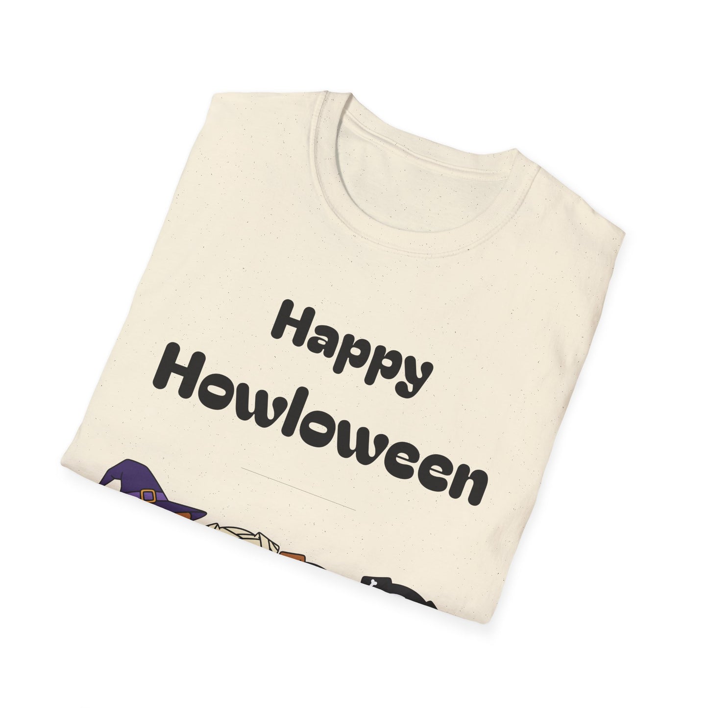 Happy Howloween Dog T-Shirt, Halloween Tee, Fun Pet Lover Gift, Unisex Shirt, Cozy Halloween Outfit, Dog Costume Celebration