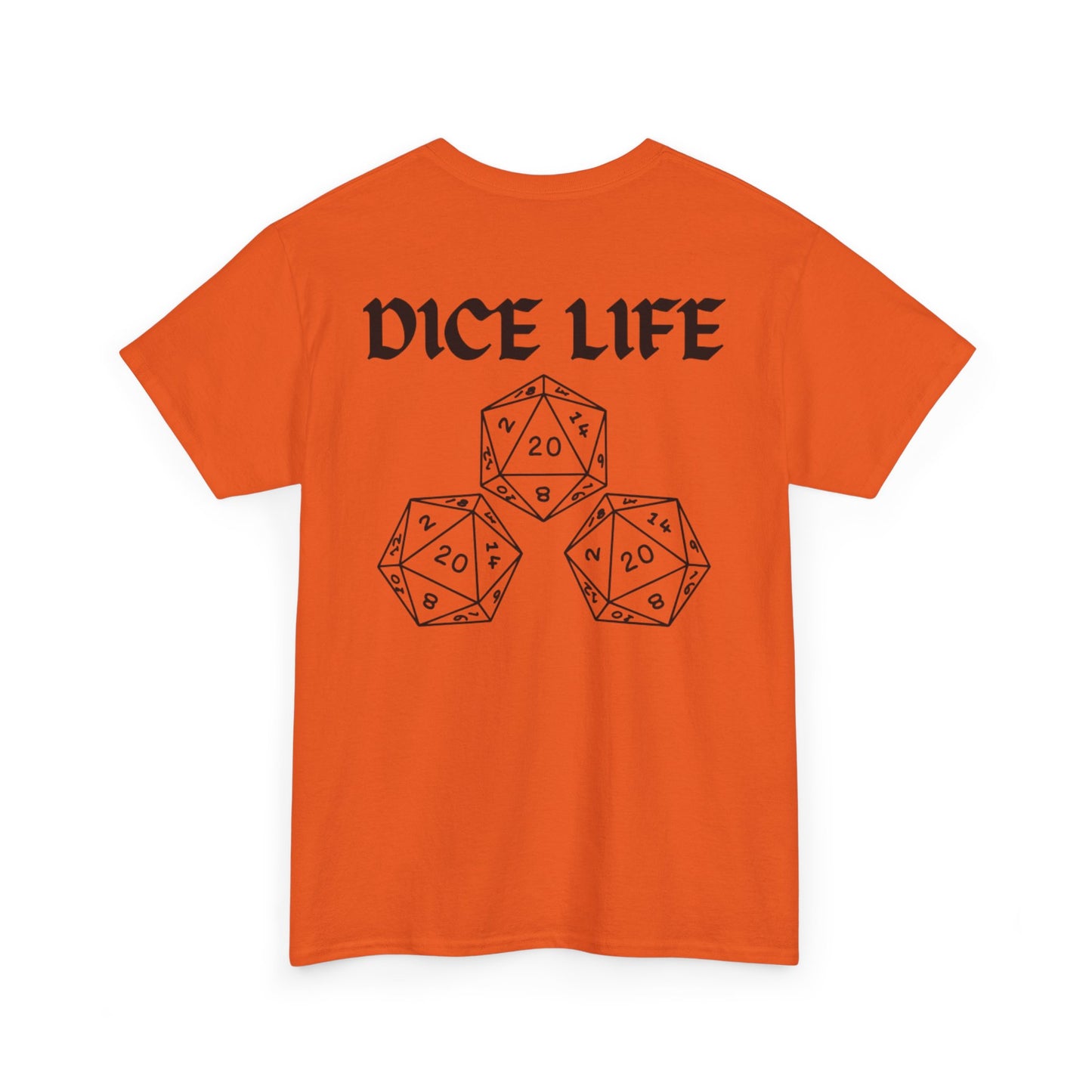 Dice Life Gaming T-Shirt, Perfect for Gamers, D&D Enthusiasts, Casual Wear, Gift for Tabletop Players, Unisex Graphic Tee