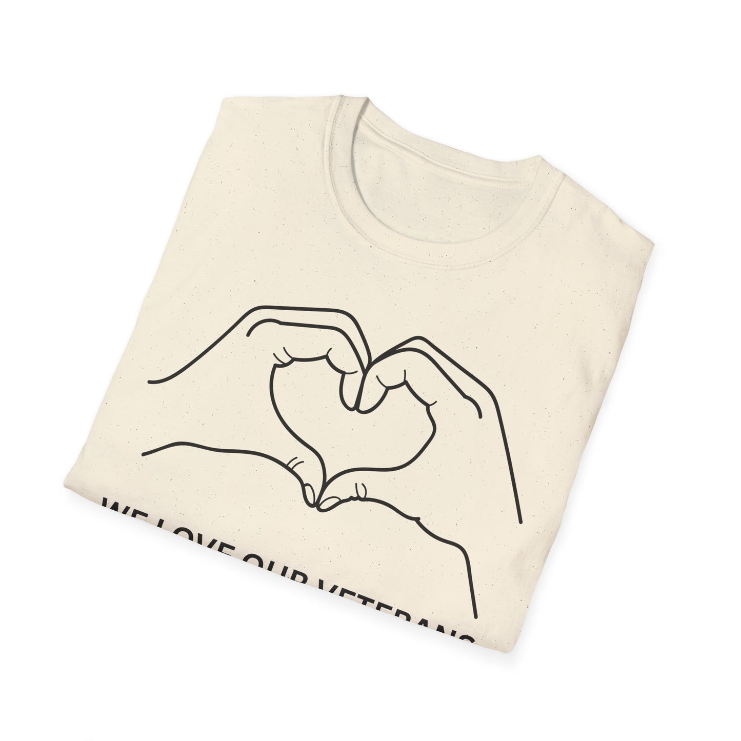 Unisex Compassionate T-Shirt, Support Our Veterans, Love Law Enforcement, Comfort Wear, Gift for Heroes