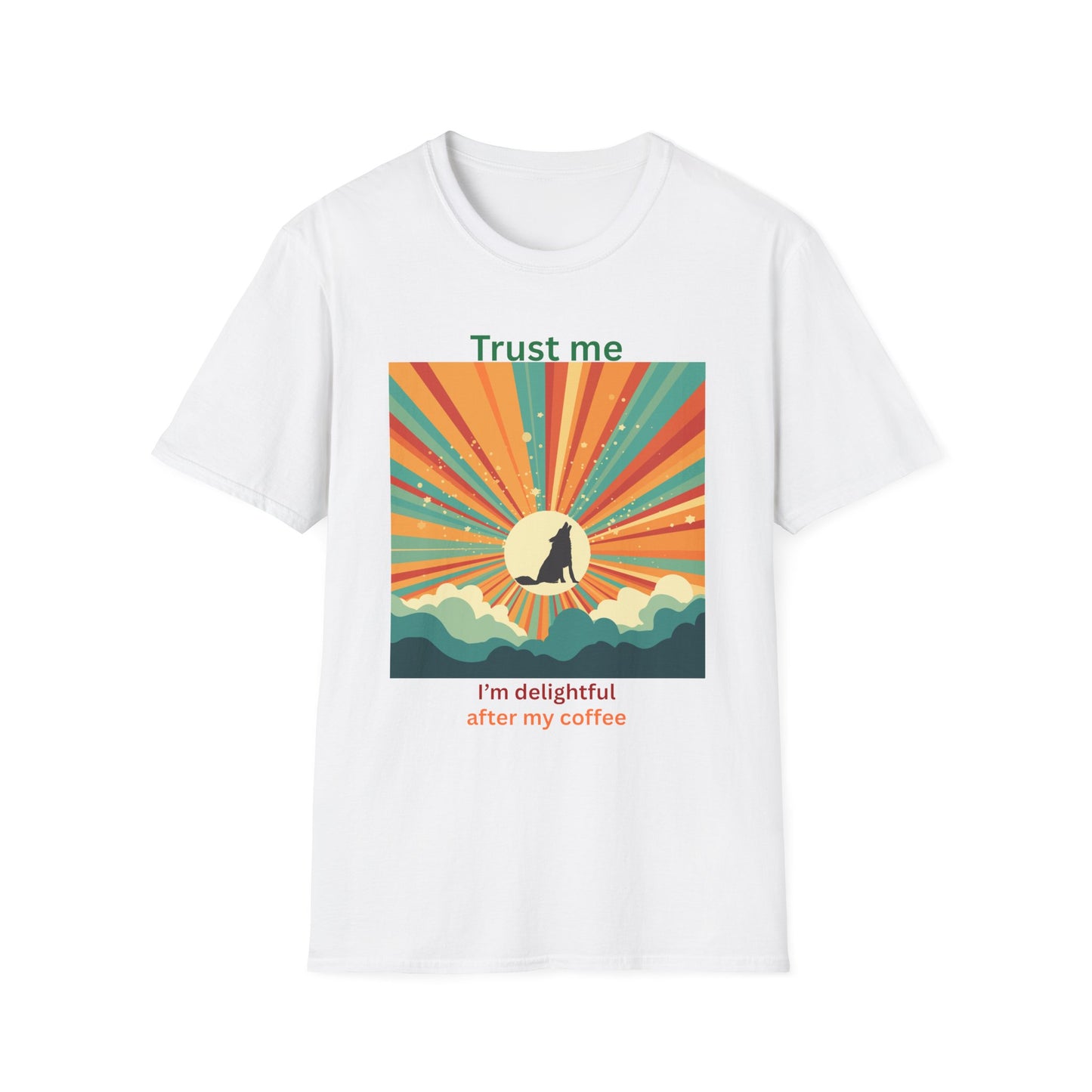 Delightful Coffee T-Shirt | Trust Me Tee | Unisex Softstyle Shirt | Gift for Coffee Lovers, Casual Wear, Funny Graphic Tee
