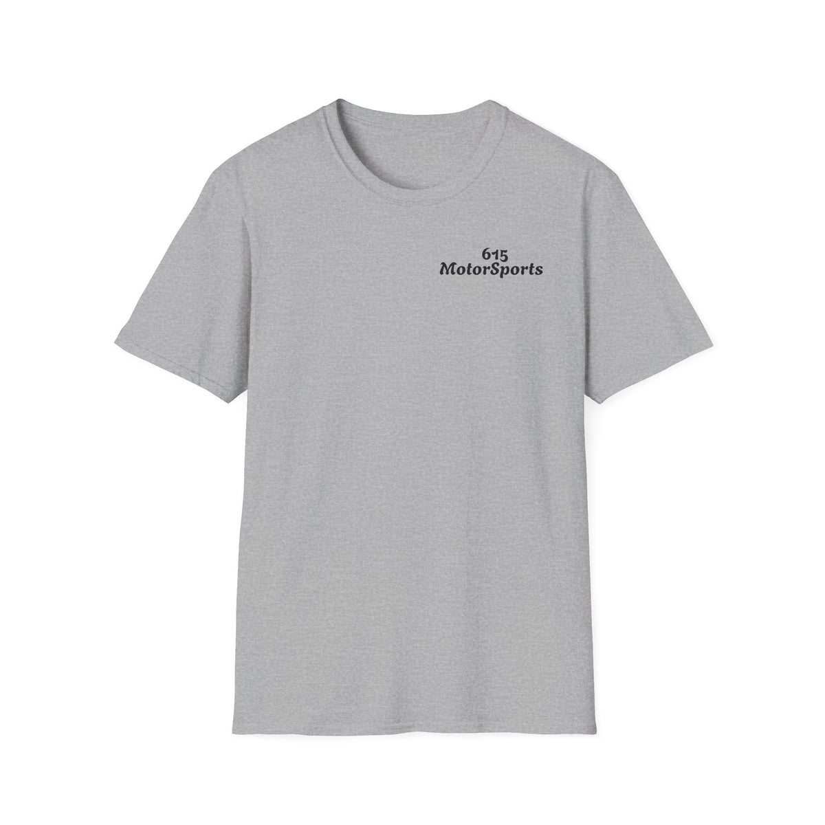 615 Motorsports T-Shirt | Racing Logo Tee, Small Chest Print