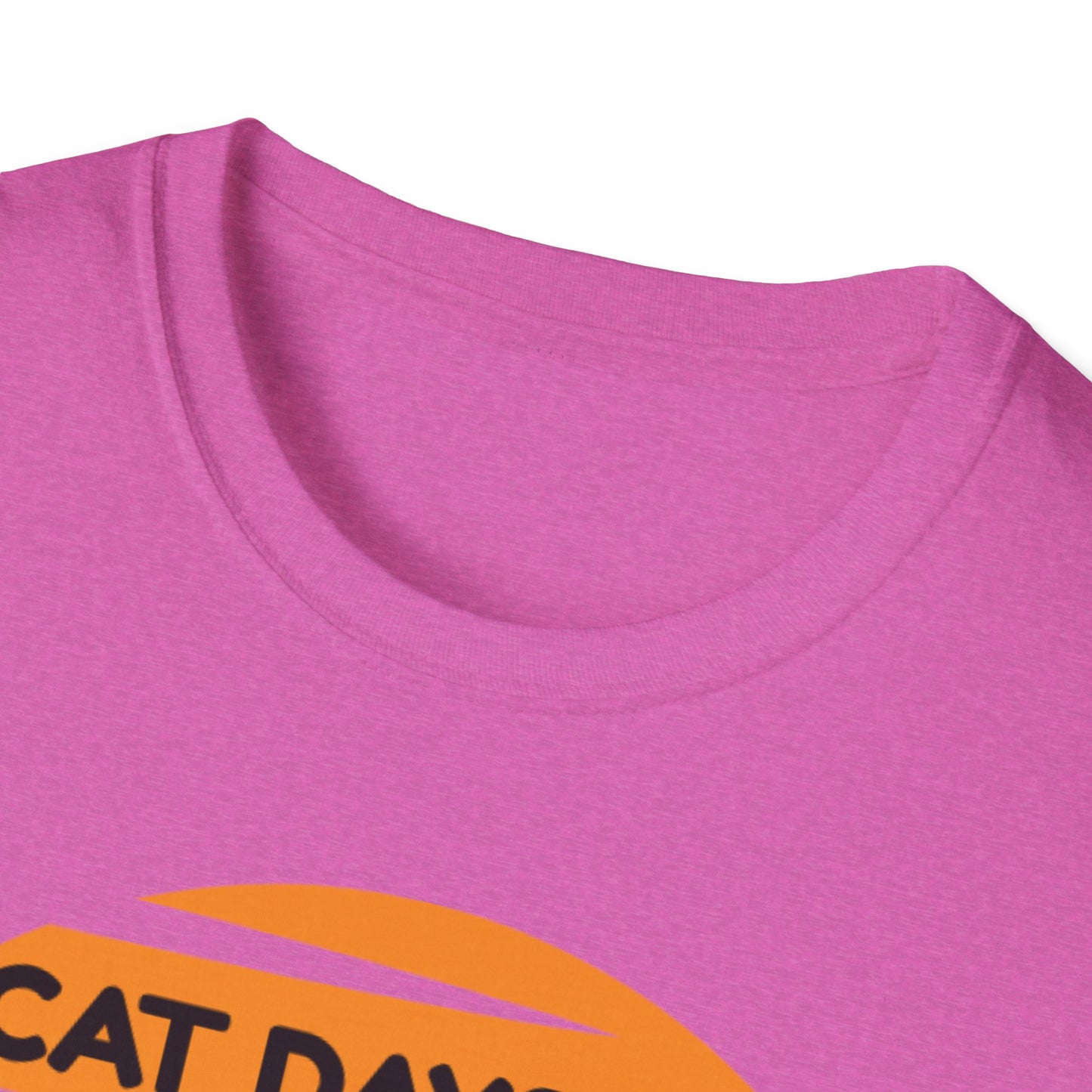 Cat Days of Summer Unisex Softstyle T-Shirt, Cute Cat Shirt, Summer Tee, Vacation Top, Animal Lover Gift, Fun Relaxed Fit