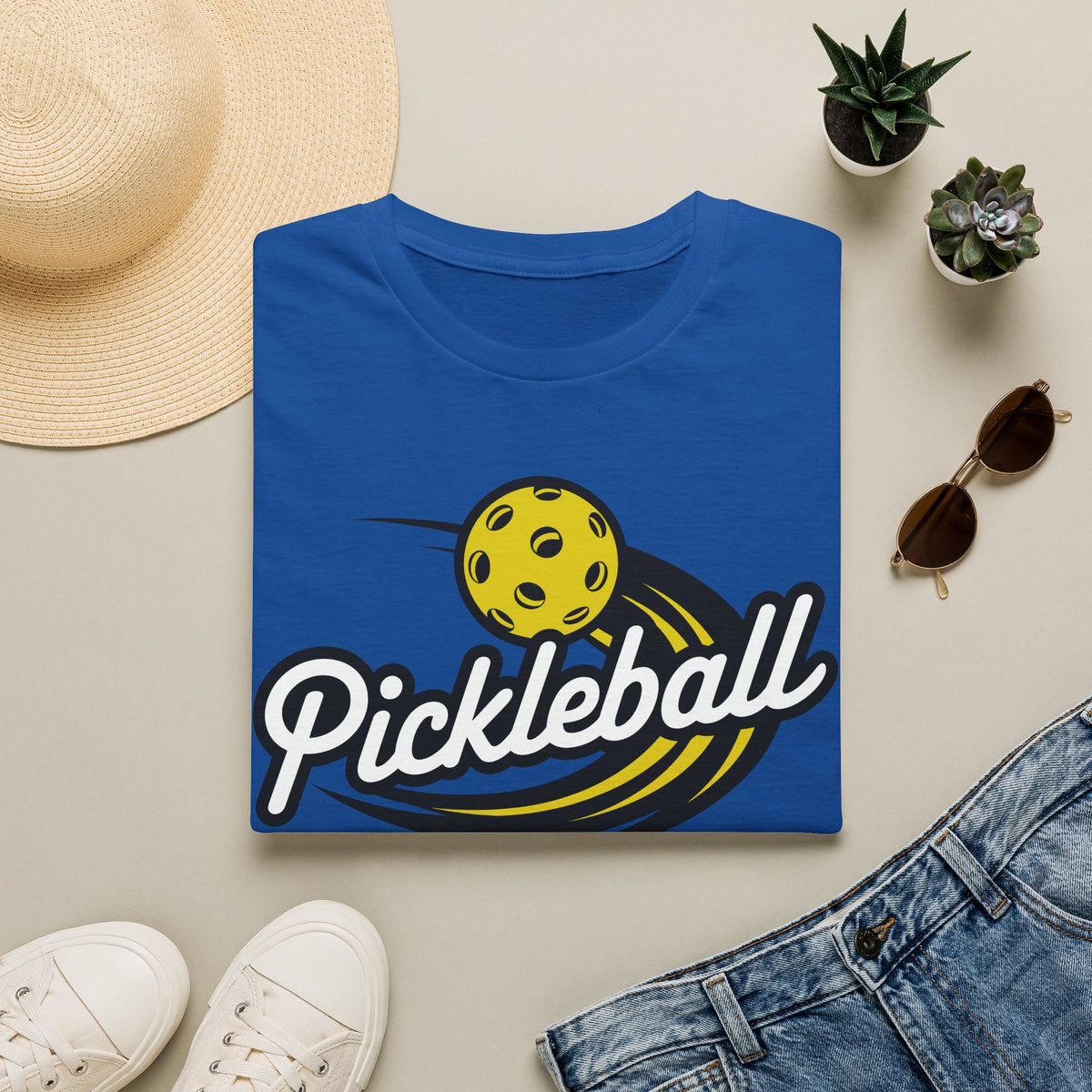 Pickleball Logo 'Just One More Game' T-Shirt | Pickleball Tee