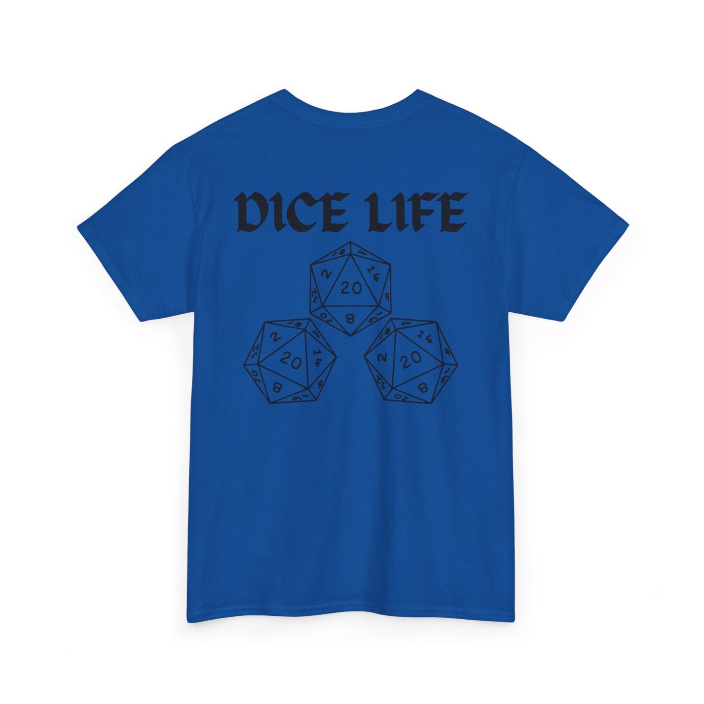 Dice Life Gaming T-Shirt, Perfect for Gamers, D&D Enthusiasts, Casual Wear, Gift for Tabletop Players, Unisex Graphic Tee