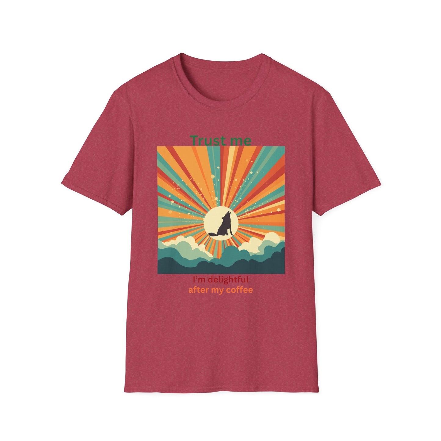 Delightful Coffee T-Shirt | Trust Me Tee | Unisex Softstyle Shirt | Gift for Coffee Lovers, Casual Wear, Funny Graphic Tee