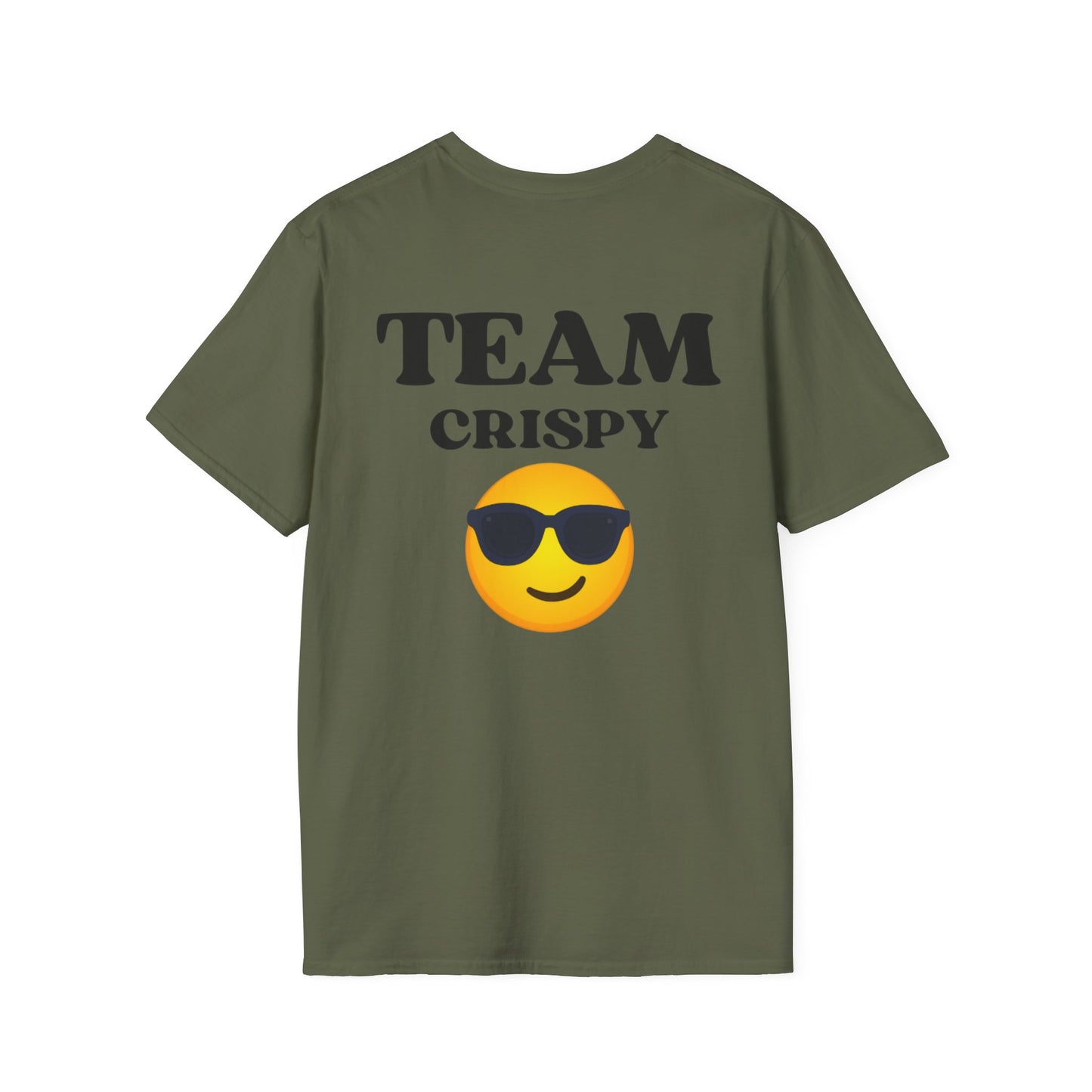 Team Crispy Unisex Softstyle T-Shirt, Casual Tee, Funny Shirt, Team Spirit Apparel, Gift for Friends, Summer Wear