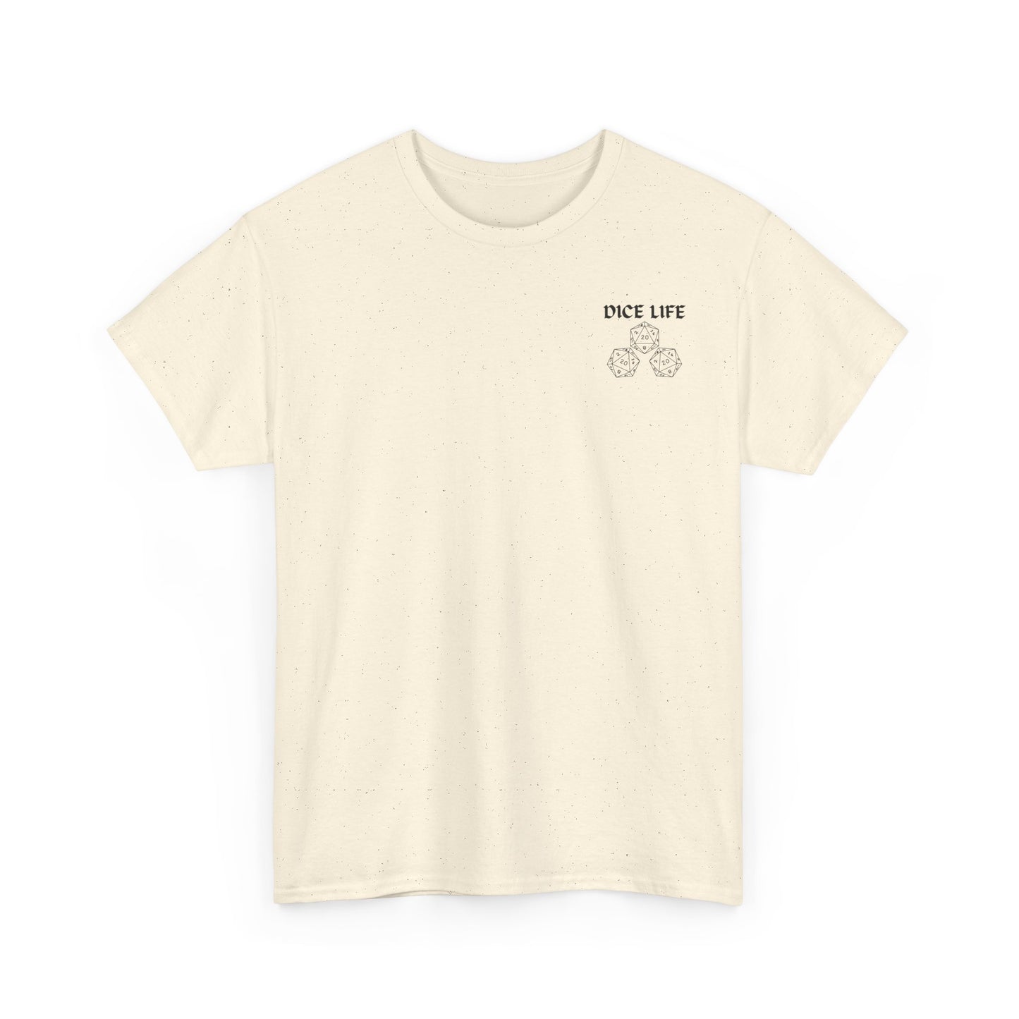 Dice Life Gaming T-Shirt, Perfect for Gamers, D&D Enthusiasts, Casual Wear, Gift for Tabletop Players, Unisex Graphic Tee