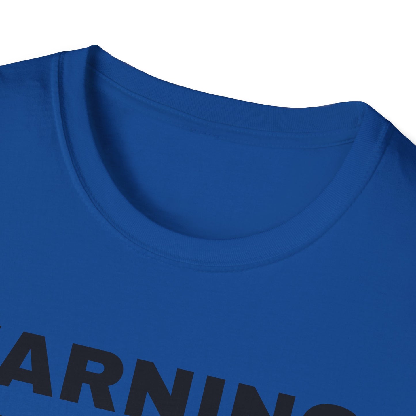 Warning "Unfiltered opinions ahead" T-Shirt | Skull Hazard Symbol