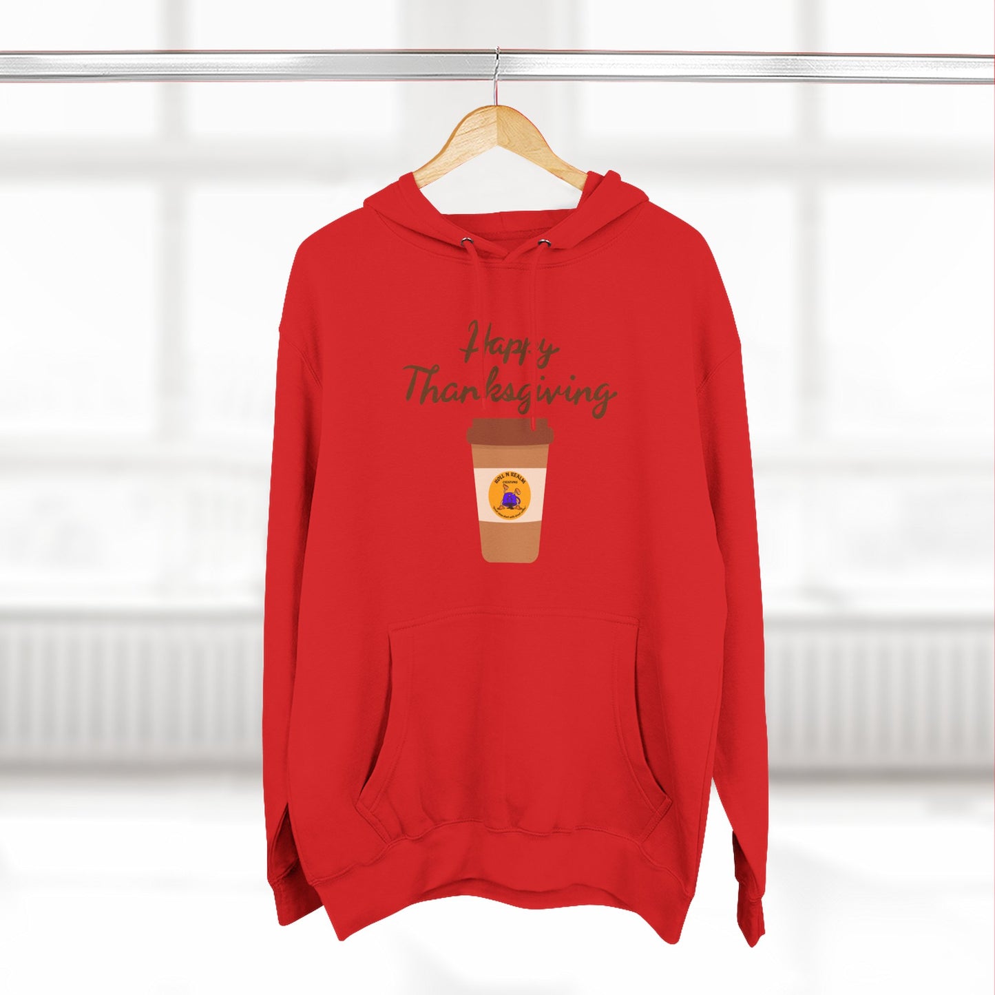 Thanksgiving Fleece Hoodie, Cozy Fall Sweatshirt, Holiday Hooded Pullover, Autumn Outfit, Thanksgiving Gift