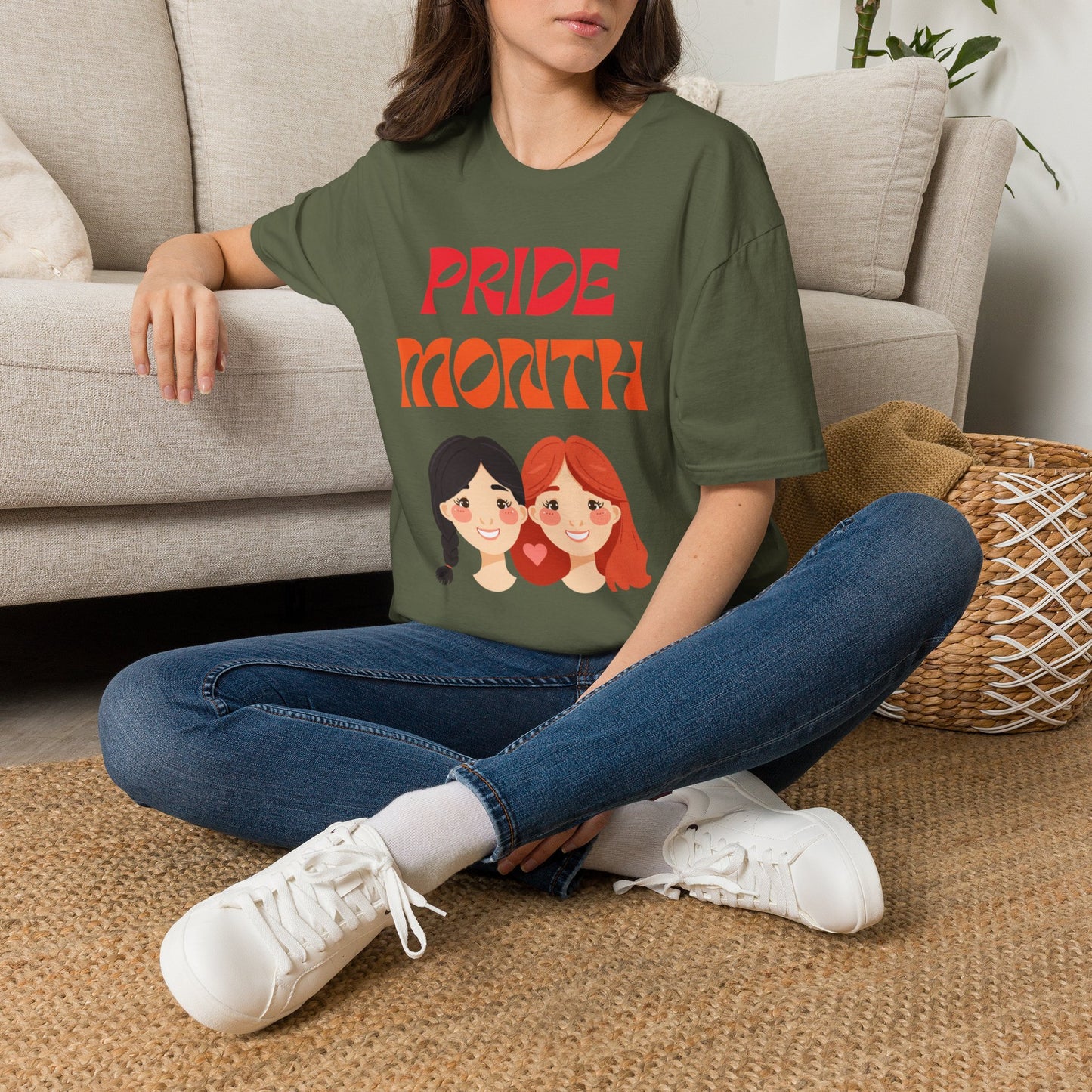 Pride Month Lesbian Couple T-Shirt | LGBTQ+ Love Tee