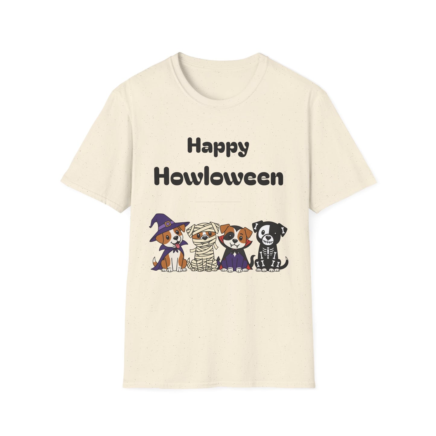 Happy Howloween Dog T-Shirt, Halloween Tee, Fun Pet Lover Gift, Unisex Shirt, Cozy Halloween Outfit, Dog Costume Celebration