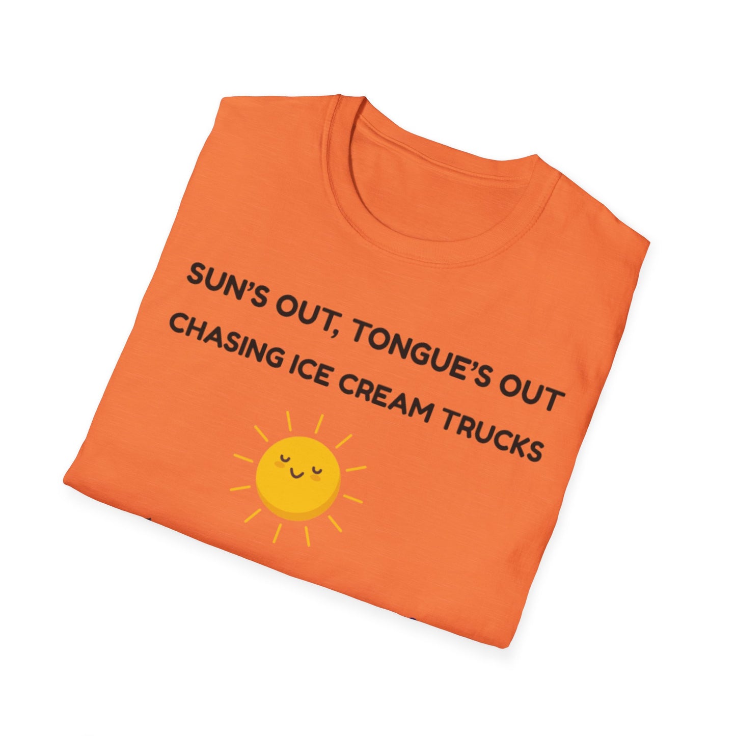 Suns Out Tongues Out Ice Cream TShirt, Summer Fun Shirt, Kids Ice Cream Truck Tee, Playful Unisex TShirt, Ice Cream Lover Gift
