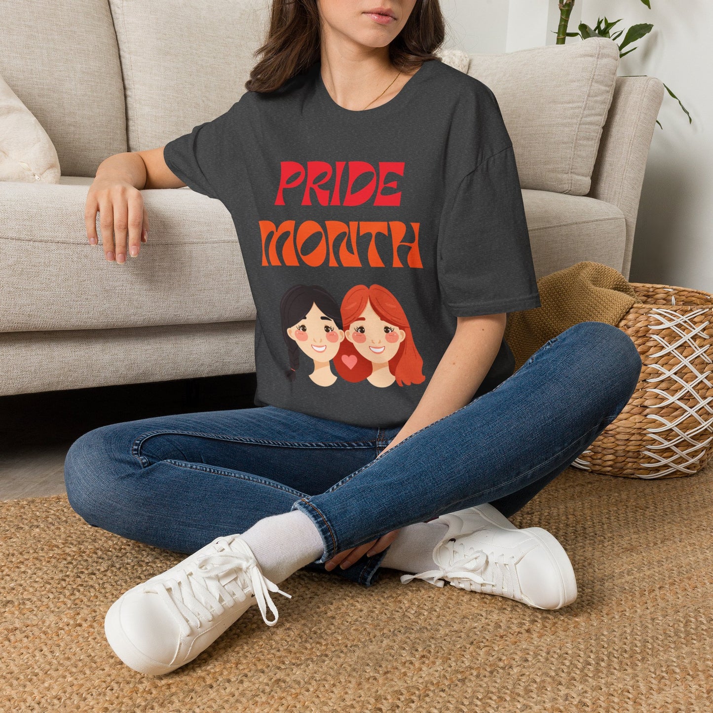 Pride Month Lesbian Couple T-Shirt | LGBTQ+ Love Tee
