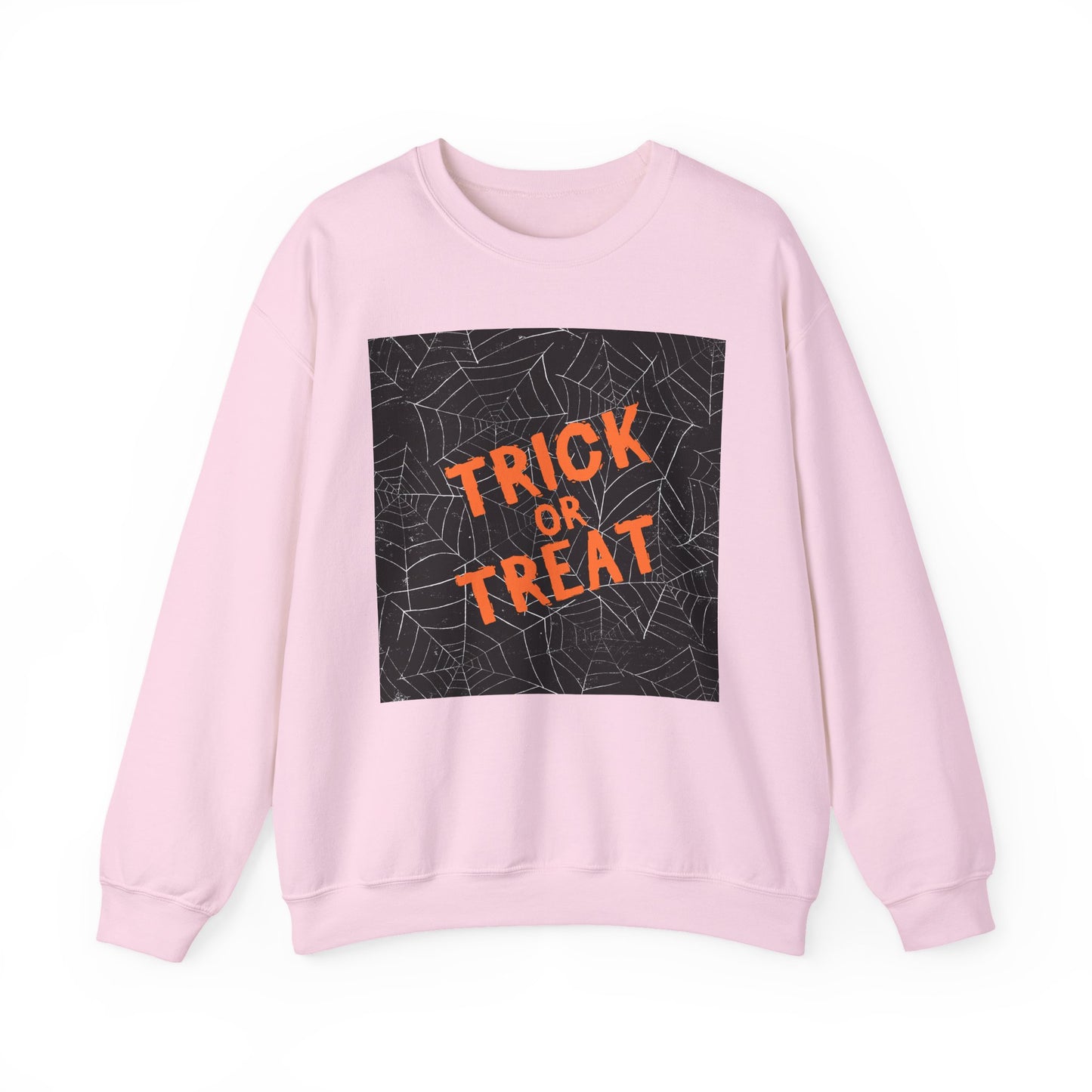 Halloween Trick or Treat Sweatshirt, Unisex Crewneck, Cozy Fall Fashion, Halloween Gatherings, Spooky Season Essentials