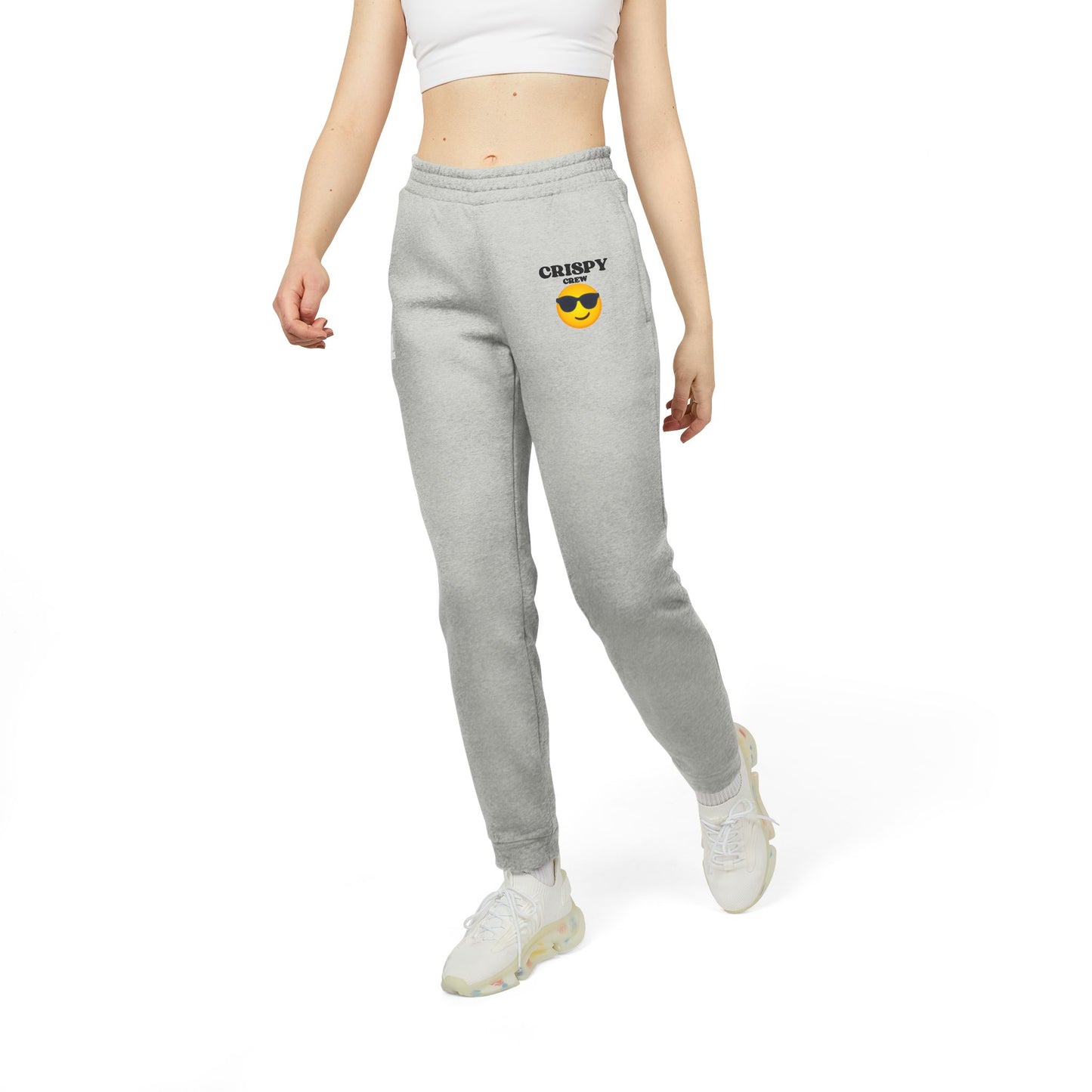 Crispy Vibe Unisex Fleece Joggers, Cozy Joggers for Men and Women, Casual Athleisure Pants, Perfect for Lounging and Workouts, Gifts for