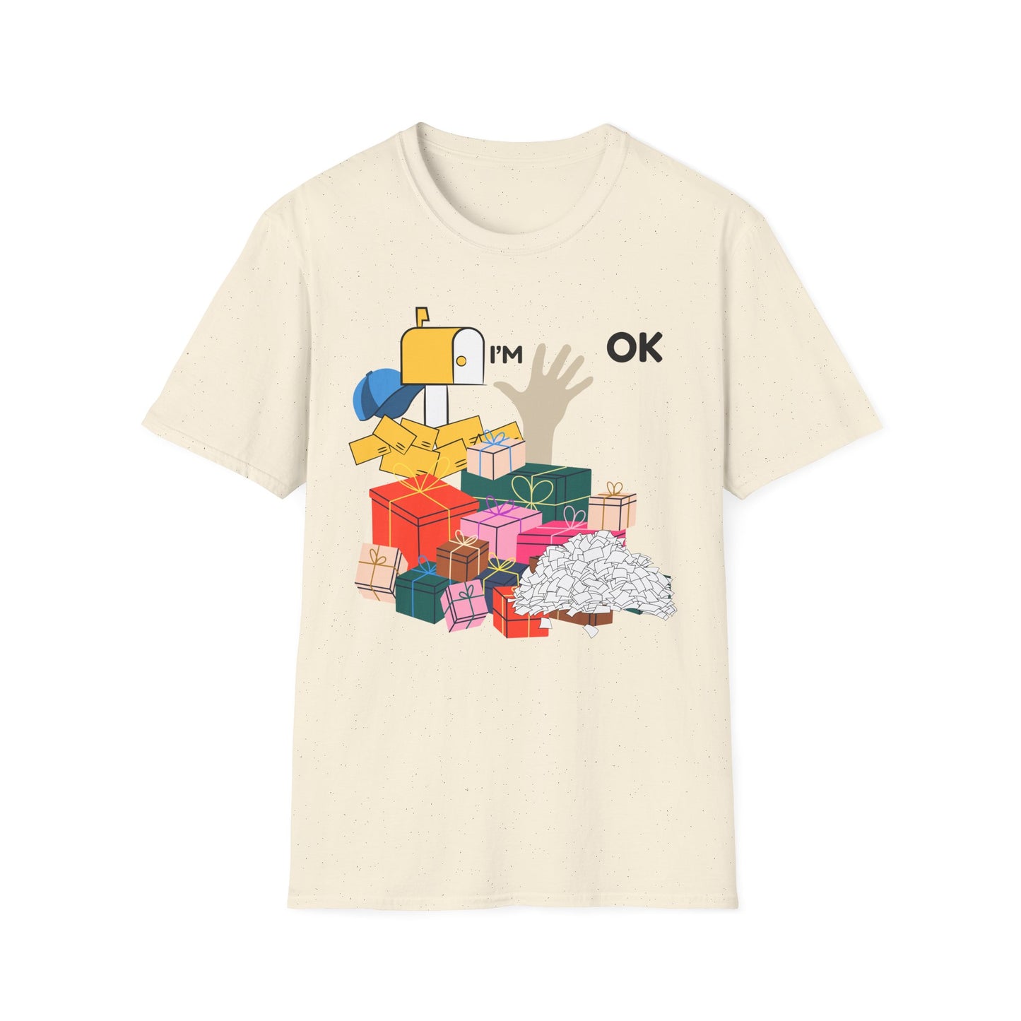 Mail Carrier shirt  I'm OK Graphic Tee, Gift for Friends, Casual Wear, Holiday Apparel, Fun  Quirky Style