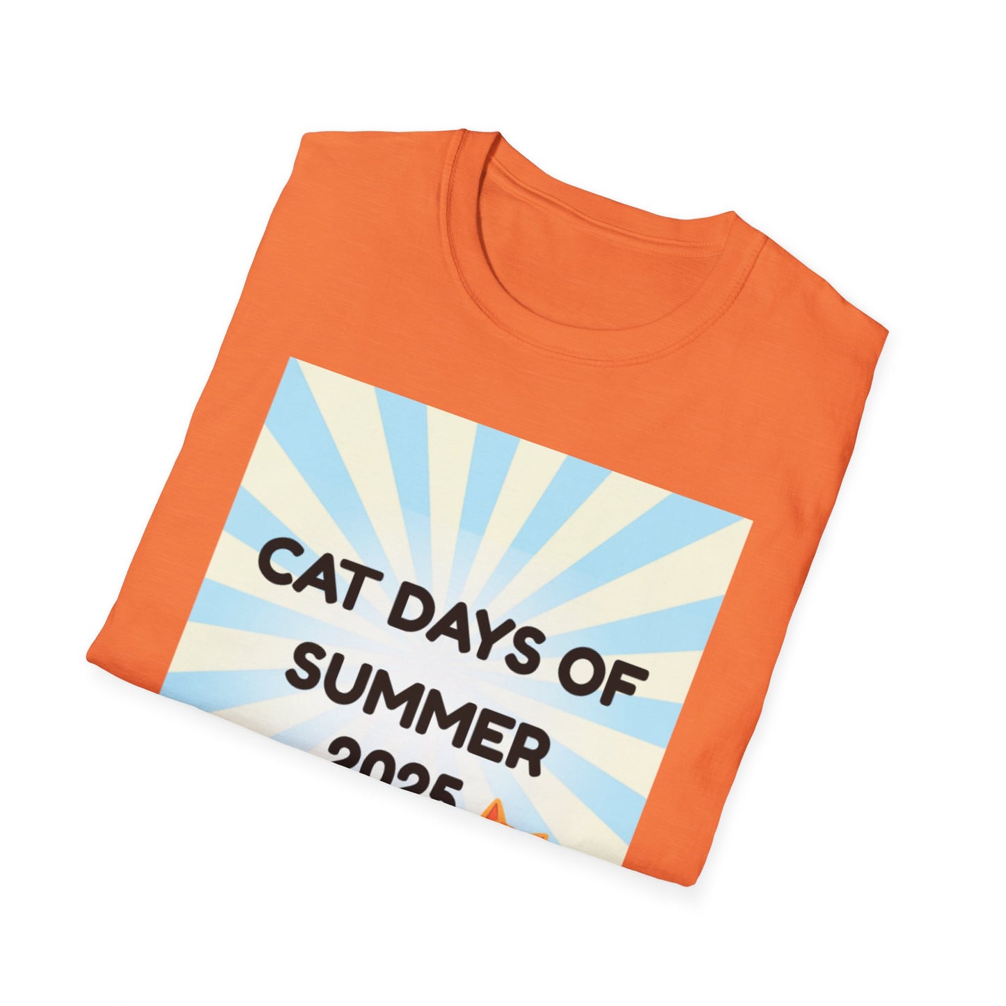 Summer Cat Days Unisex T-Shirt, Cute Cat Tee, Funny Pet Lover Gift, Casual Summer Wear, Summer 2025 T-Shirt