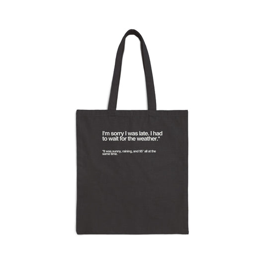 Blank Cotton Canvas Tote Bag