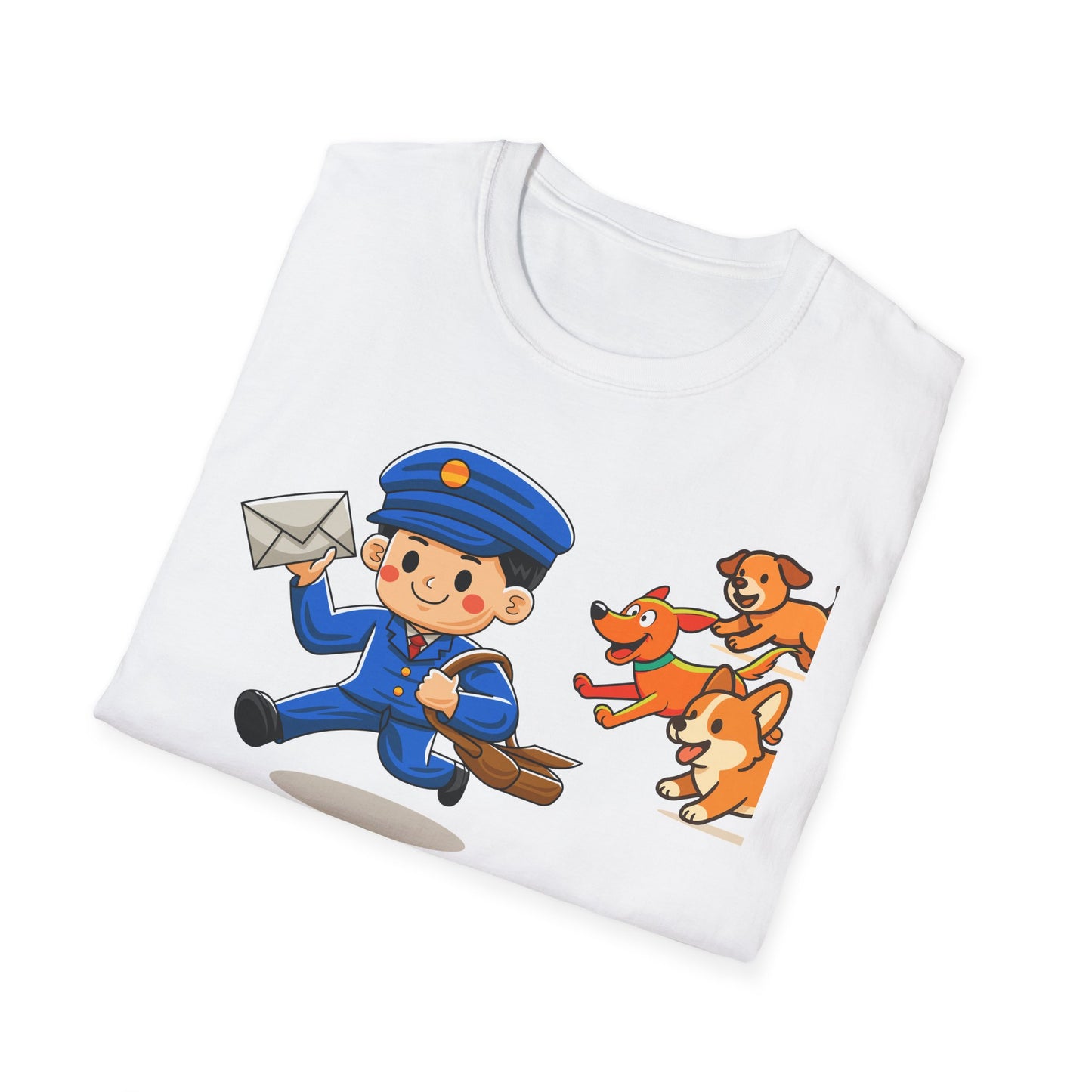 Friendly Neighborhood Mail Carrier T-Shirt, Unisex Graphic Tee, Dog Lover Gift, Animal Lover Apparel, Cute Animal T-Shirt, Fun Gift Idea