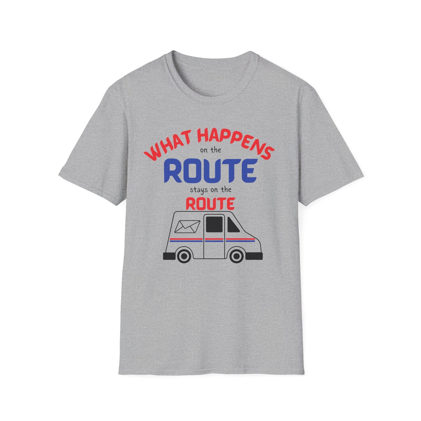 Fun Route Adventure T-Shirt, Casual Tee, Travel Shirt, Road Trip Gift, What Happens on the Route Tee, Unisex Gift Idea