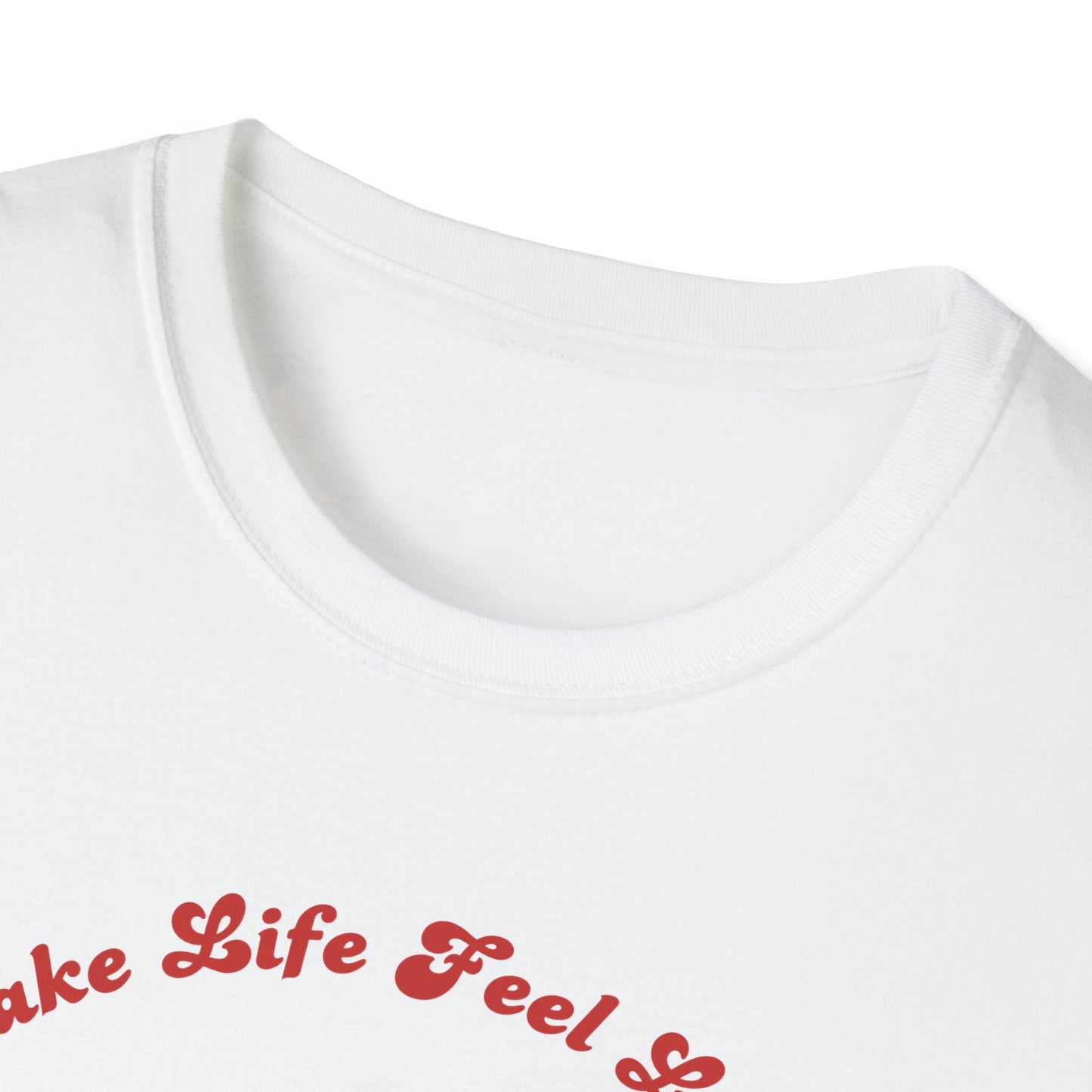 I Love You Graphic Tee — Romantic Red Script Chest Shirt
