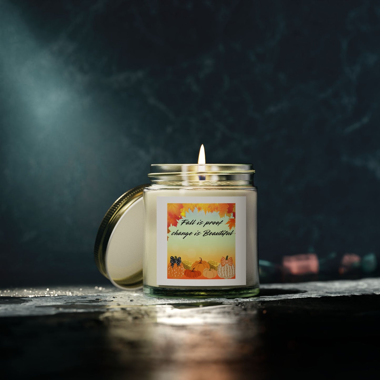 Fall-Themed Scented Candles, Aromatic Decor for Cozy Living, Autumn Gifts, Pumpkin Spice Candle, Seasonal Home Fragrance