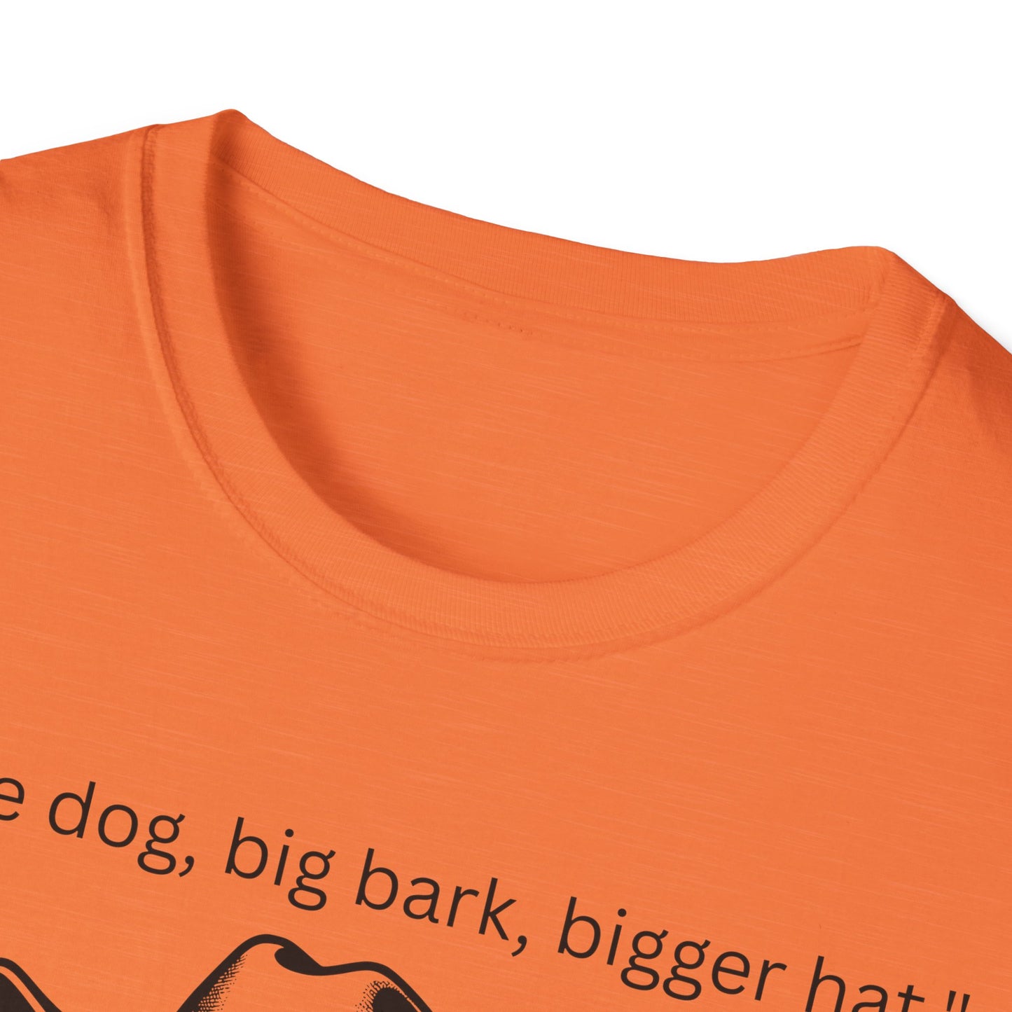 Little Dog Big Bark Unisex T-Shirt, Funny Dog Shirt, Pet Lover Gift, Cowboy Dog Tee, Cute Graphic Tee