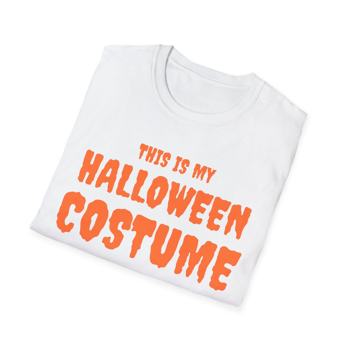 Halloween Costume T-Shirt, Fun Unisex Tee, Spooky Season Apparel, Casual Halloween Wear, Trick or Treat Shirt, Gift for Halloween Lovers