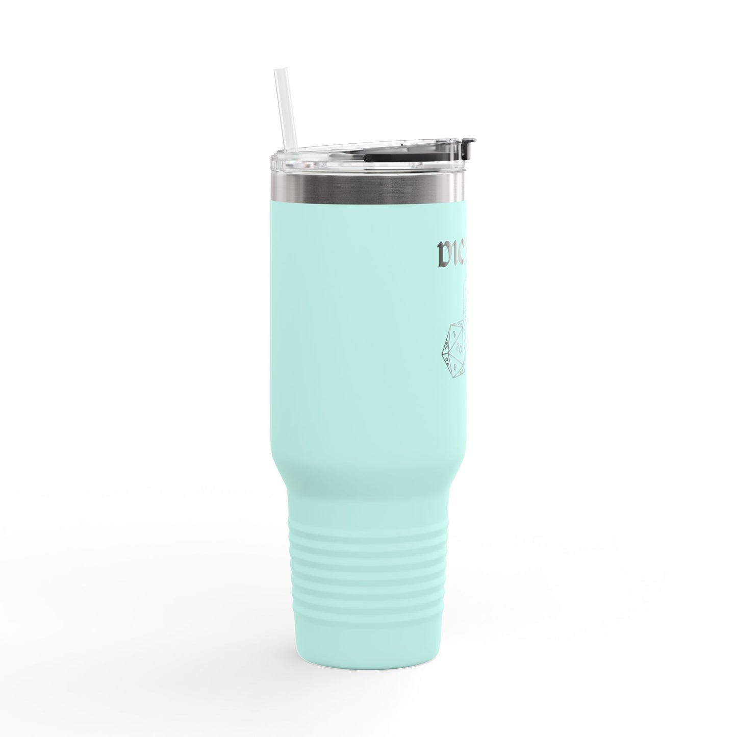 Dice Life Insulated Travel Mug, 40oz | Perfect for Gamers, Strong Design, Great for Parties, Gifts for RPG Fans, Outdoor Adventures