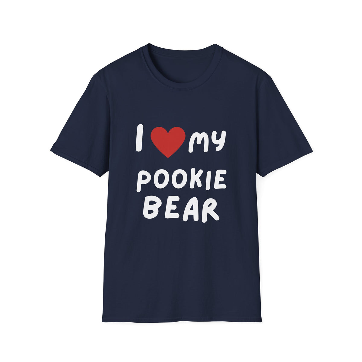 I Heart My Pookie Bear T-Shirt | Cute Heart Typography Tee
