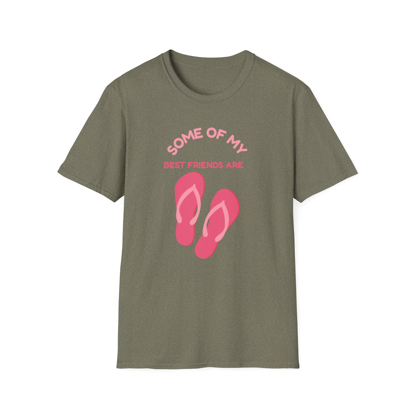 Some of My Best Friends Are Flip Flops T-Shirt, Beach Shirt, Summer Apparel, Casual Wear, Gift for Friends