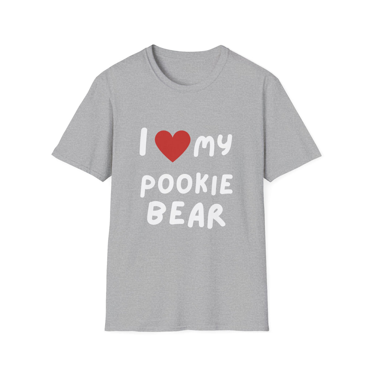 I Heart My Pookie Bear T-Shirt | Cute Heart Typography Tee