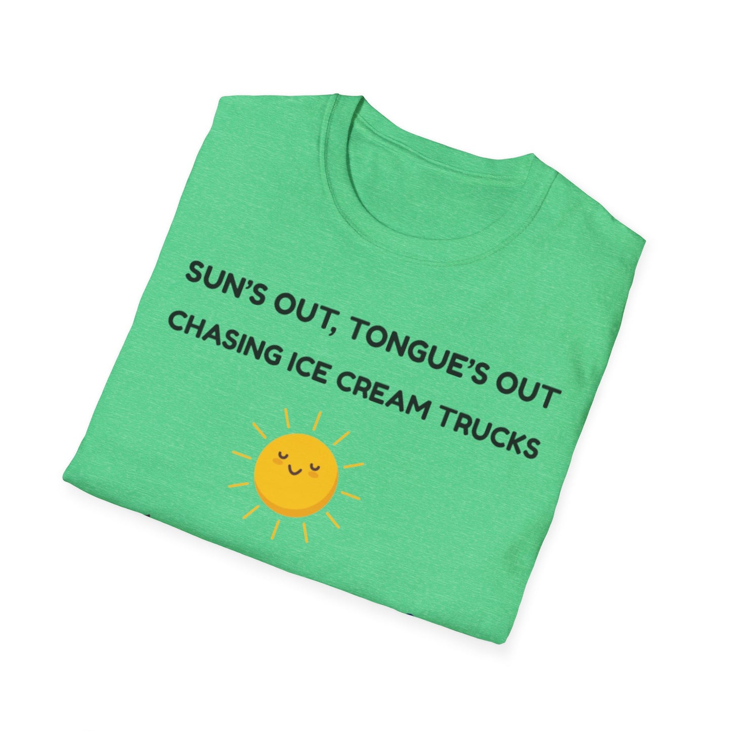 Suns Out Tongues Out Ice Cream TShirt, Summer Fun Shirt, Kids Ice Cream Truck Tee, Playful Unisex TShirt, Ice Cream Lover Gift