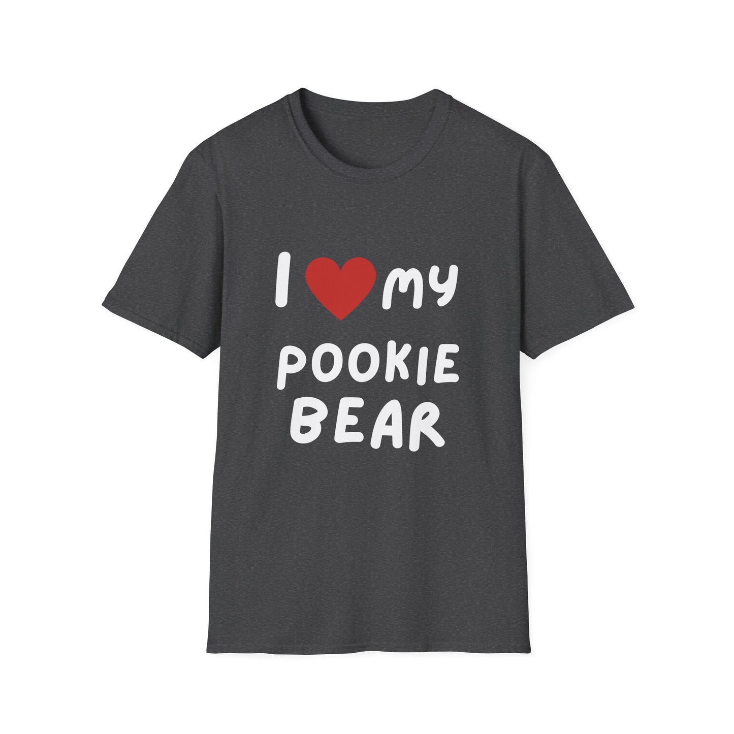 I Heart My Pookie Bear T-Shirt | Cute Heart Typography Tee