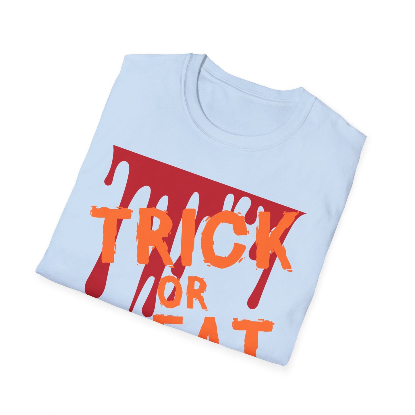 Halloween Trick or Treat Unisex T-Shirt, Spooky Costume Tee, Fall Festival Wear, Halloween Party Shirt, Yearly Autumn Apparel