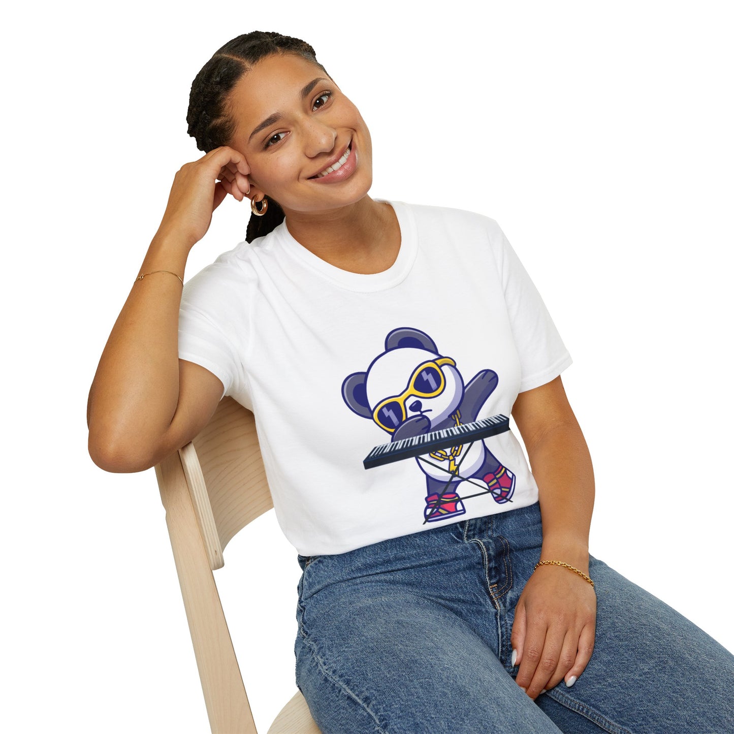 Unisex Softstyle T-Shirt Rock n Roll bear