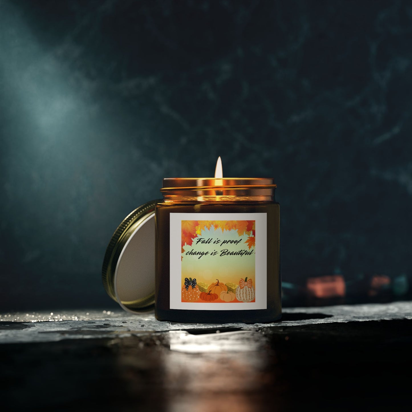 Fall-Themed Scented Candles, Aromatic Decor for Cozy Living, Autumn Gifts, Pumpkin Spice Candle, Seasonal Home Fragrance