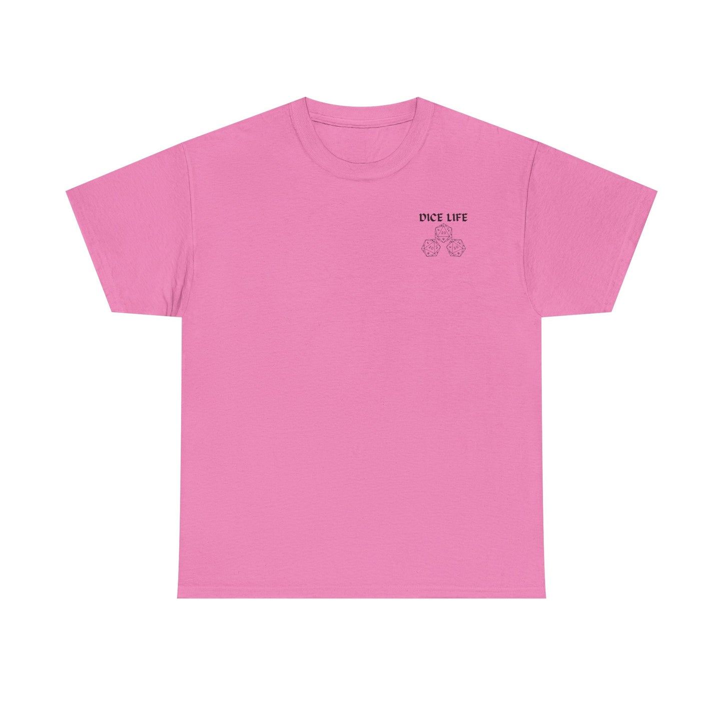 Dice Life Gaming T-Shirt, Perfect for Gamers, D&D Enthusiasts, Casual Wear, Gift for Tabletop Players, Unisex Graphic Tee