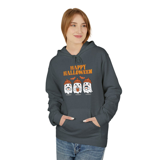 Halloween Ghosts Unisex Hoodie, Cozy Fall Apparel, Spooky Season Sweatshirt, Happy Halloween Gift, Cute Halloween Clothing