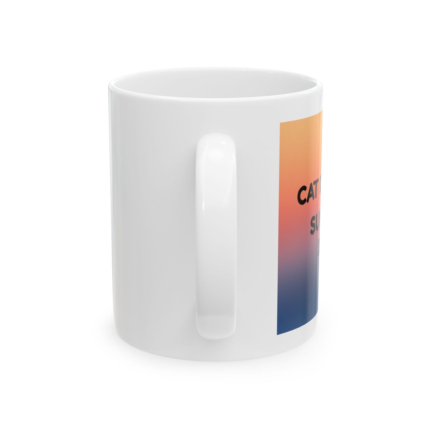 Whimsical Cat Lover Mug, Perfect Gift for Cat Enthusiasts, Ideal for Birthdays, Enjoy Coffee, Tea, or Hot Cocoa