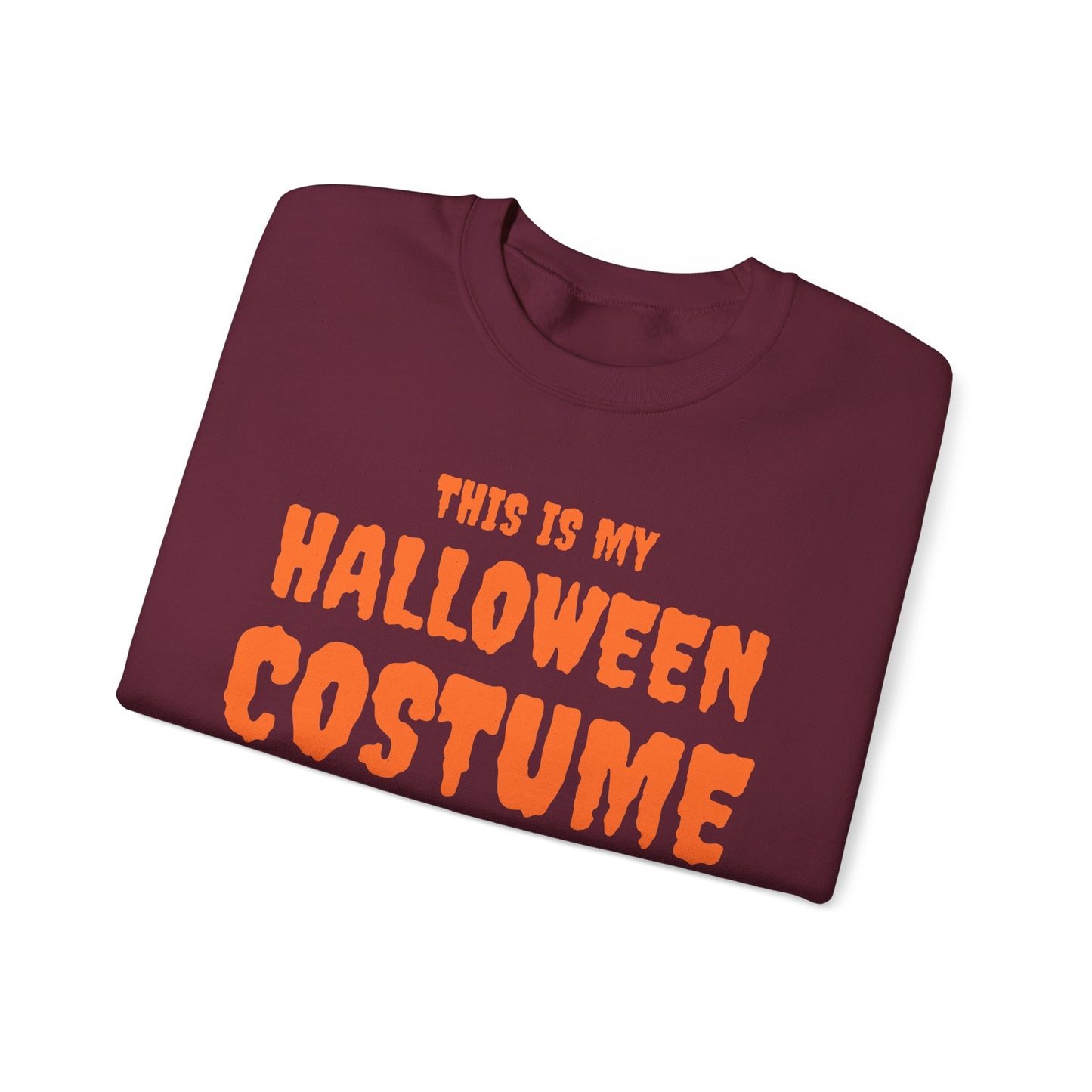 Halloween Costume Crewneck Sweatshirt, Unisex Sweatshirt, Cozy Halloween Apparel, Festive Fall Clothing, Halloween Party Outfit