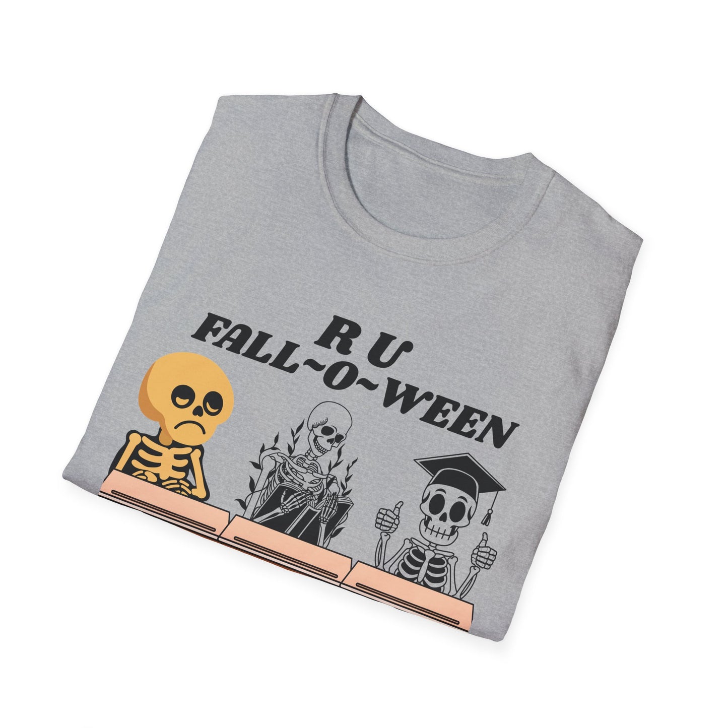 Halloween Themed T-Shirt, Spooky Costume Tee, Fall-O-Ween Graphic Shirt, Unisex Fall Apparel, Perfect for Parties