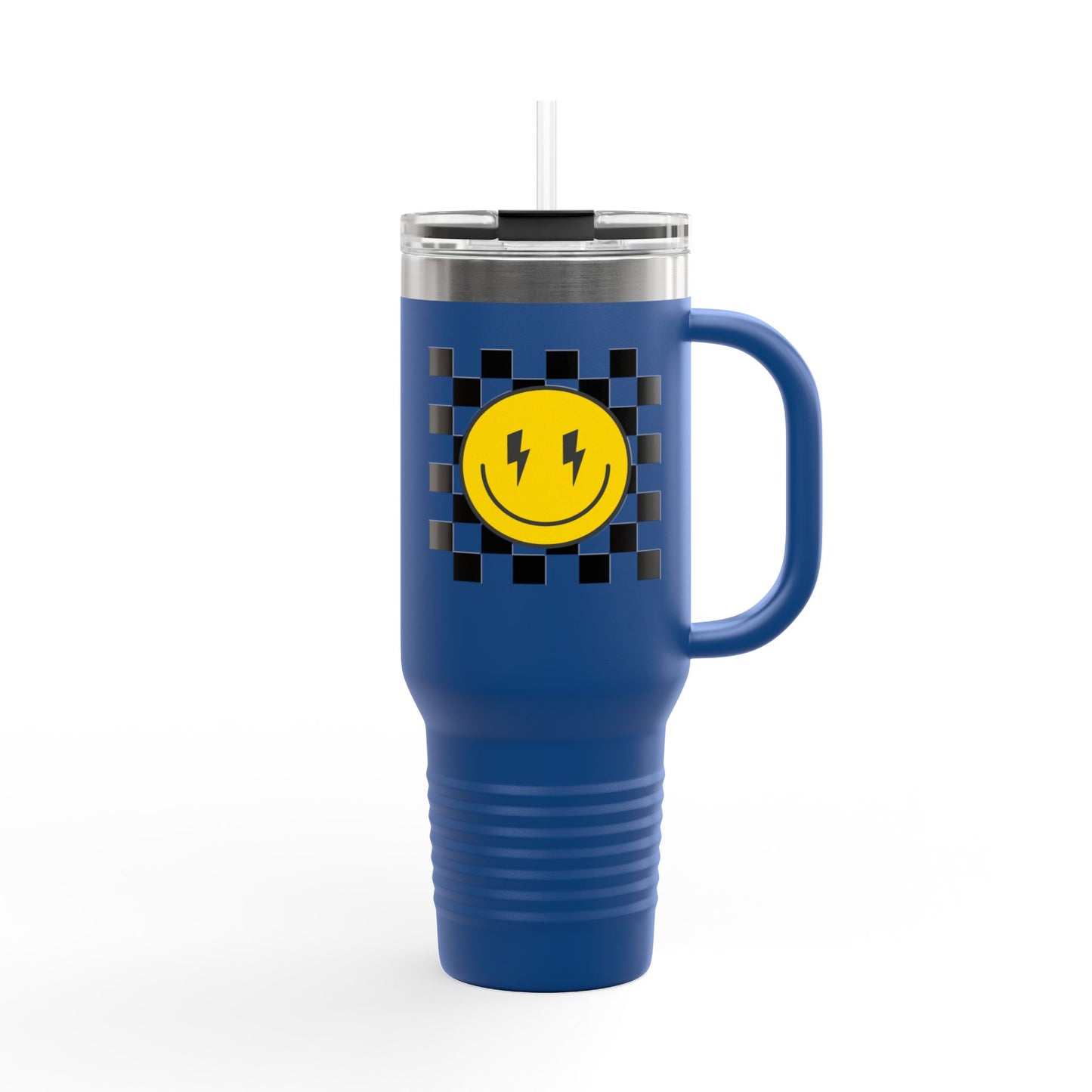 Bright Smile Insulated Travel Mug, Perfect for Road Trips, Happy Hour, and Everyday Use, 40oz Drinkware, Cheerful Gift for Coffee [...]