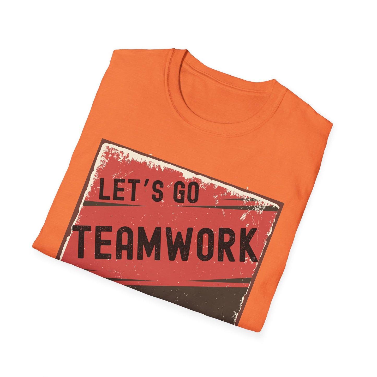 Let's Go Teamwork Unisex T-Shirt - Motivational Team Spirit Tee, Ideal for Sports Events, Team Outings, Fundraisers, Gifts