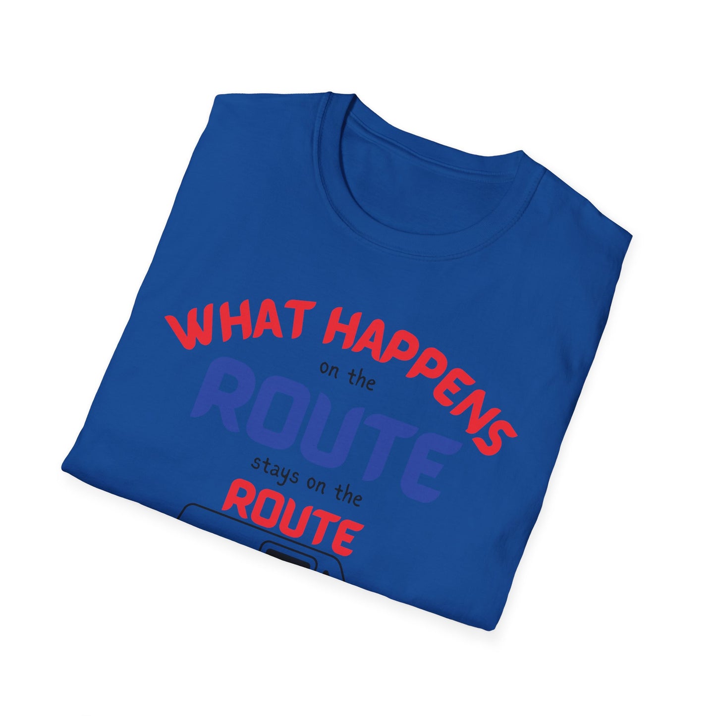 Fun Route Adventure T-Shirt, Casual Tee, Travel Shirt, Road Trip Gift, What Happens on the Route Tee, Unisex Gift Idea