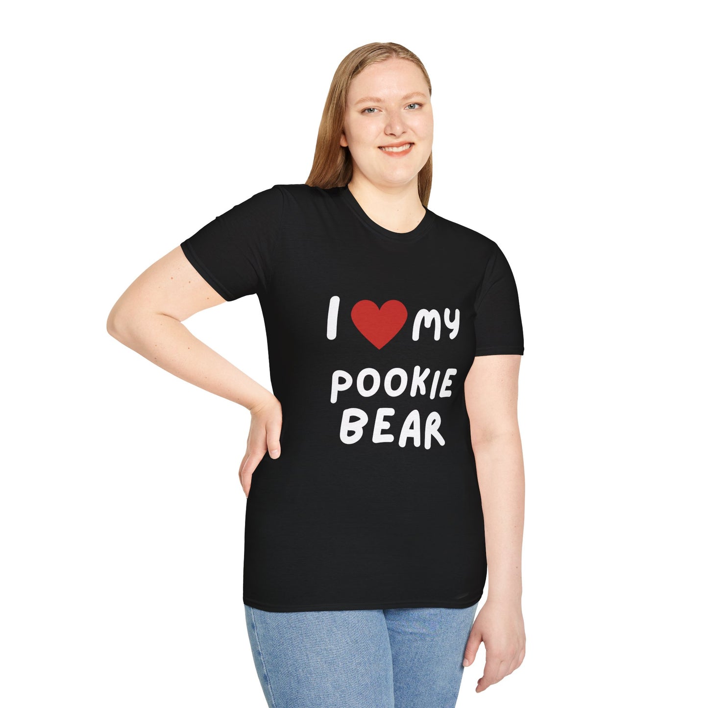I Heart My Pookie Bear T-Shirt | Cute Heart Typography Tee
