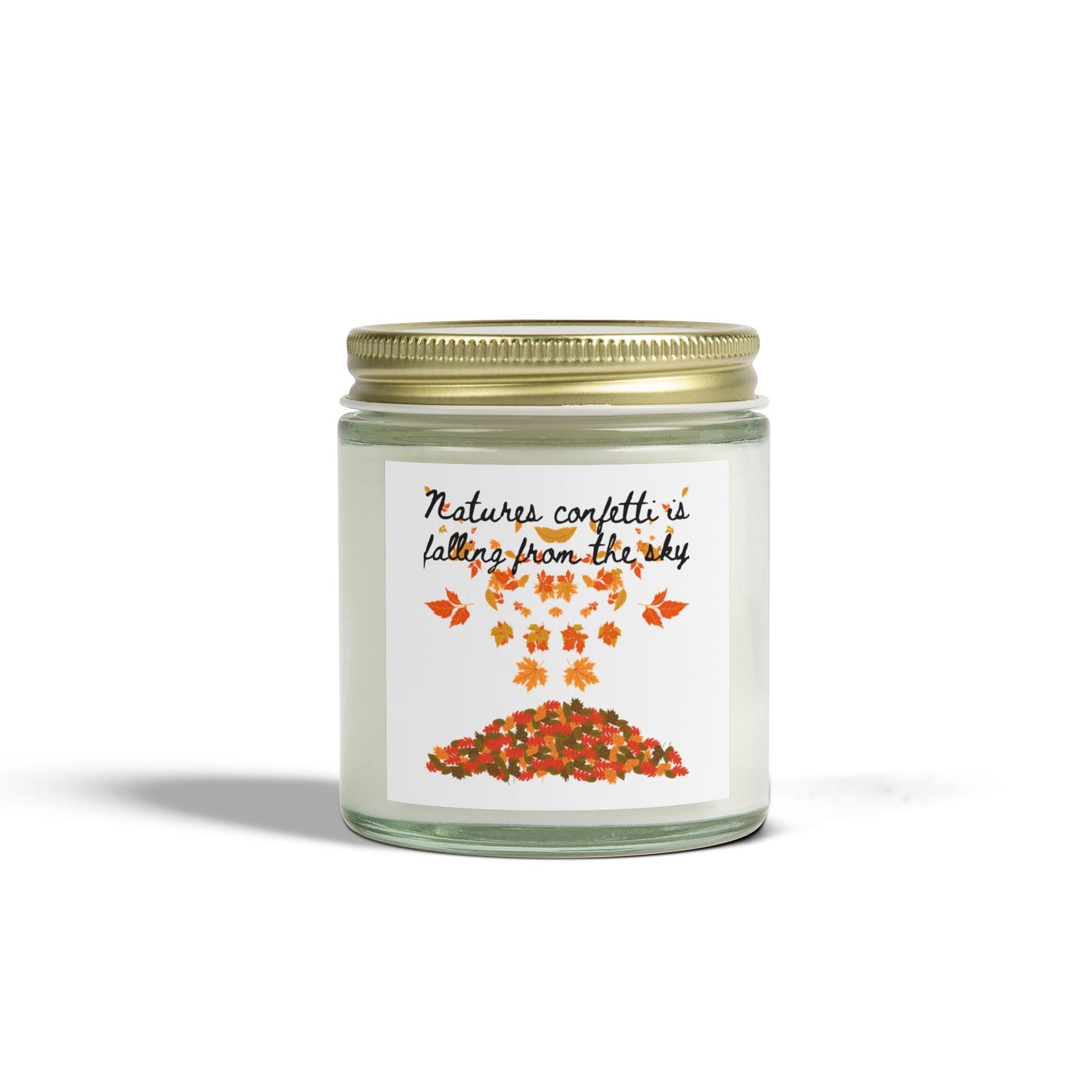 Autumn Scented Candle, Nature's Confetti Fall Decor, Cozy Home Gift, Seasonal Aromatherapy, Eco-Friendly Candle, Thanksgiving, Candle Lovers