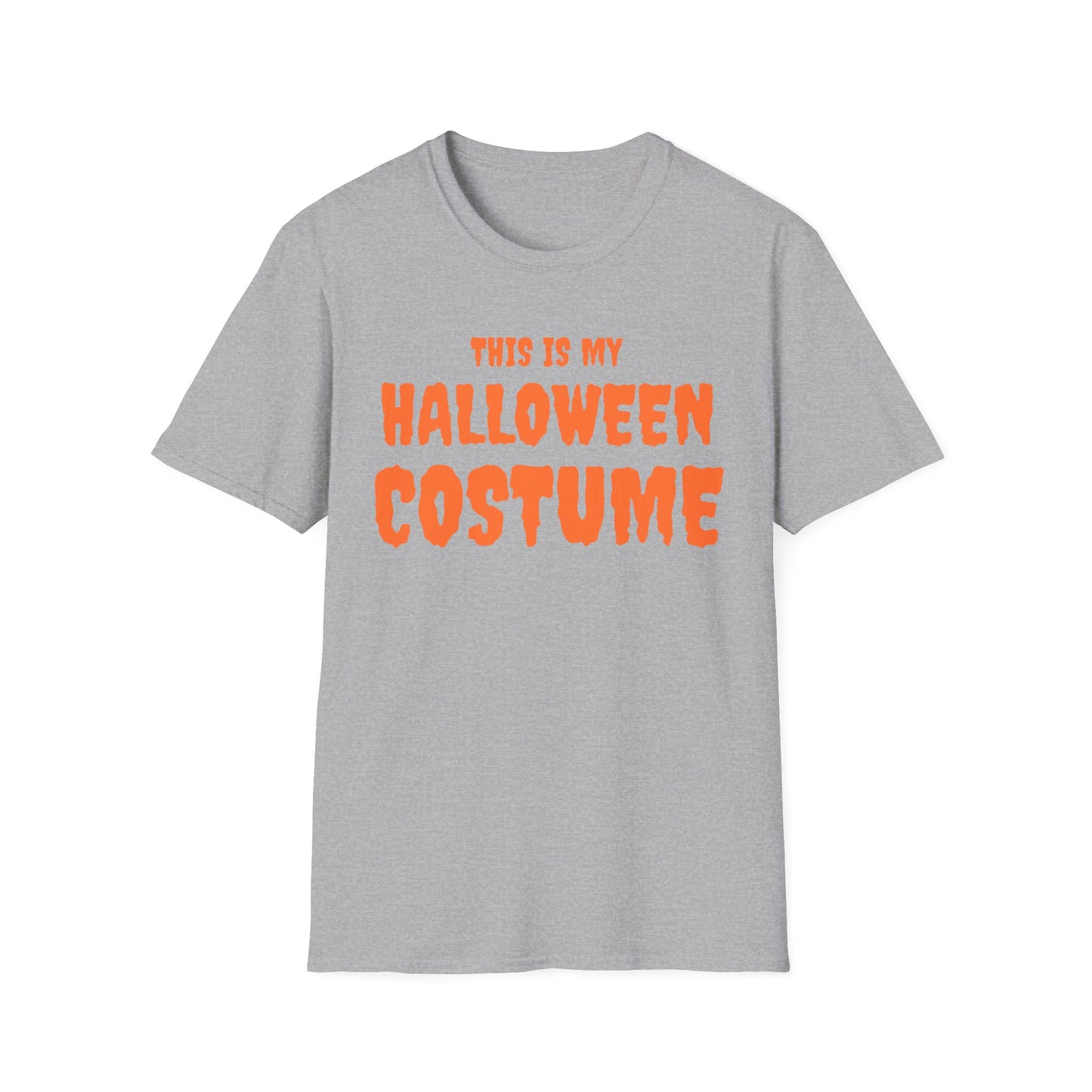 Halloween Costume T-Shirt, Fun Unisex Tee, Spooky Season Apparel, Casual Halloween Wear, Trick or Treat Shirt, Gift for Halloween Lovers